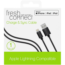 Fresh Connect GAME Lightning Cable 1M Black