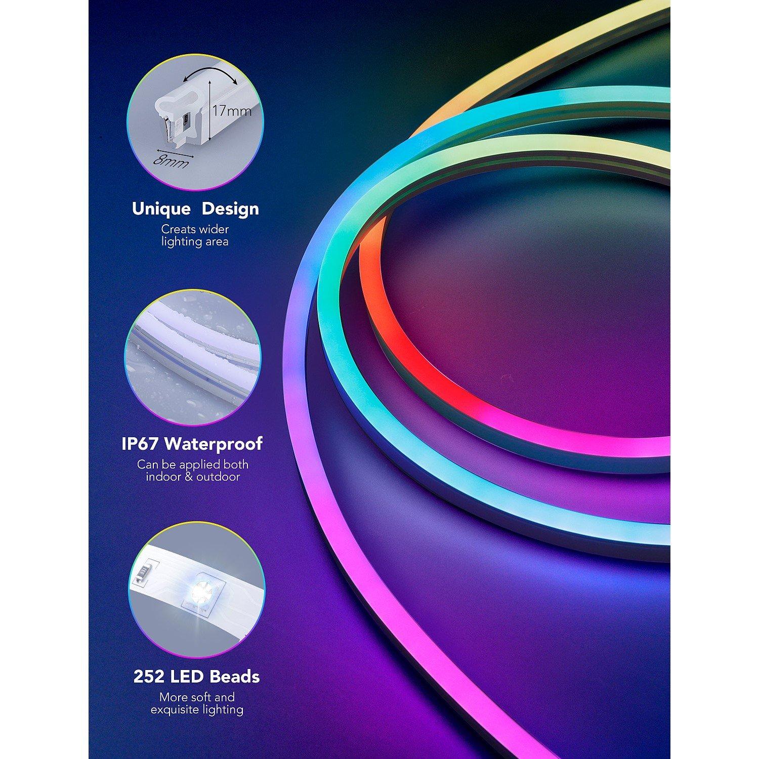 Multi - GOVEE - RGBIC Neon LED Rope Light - 6