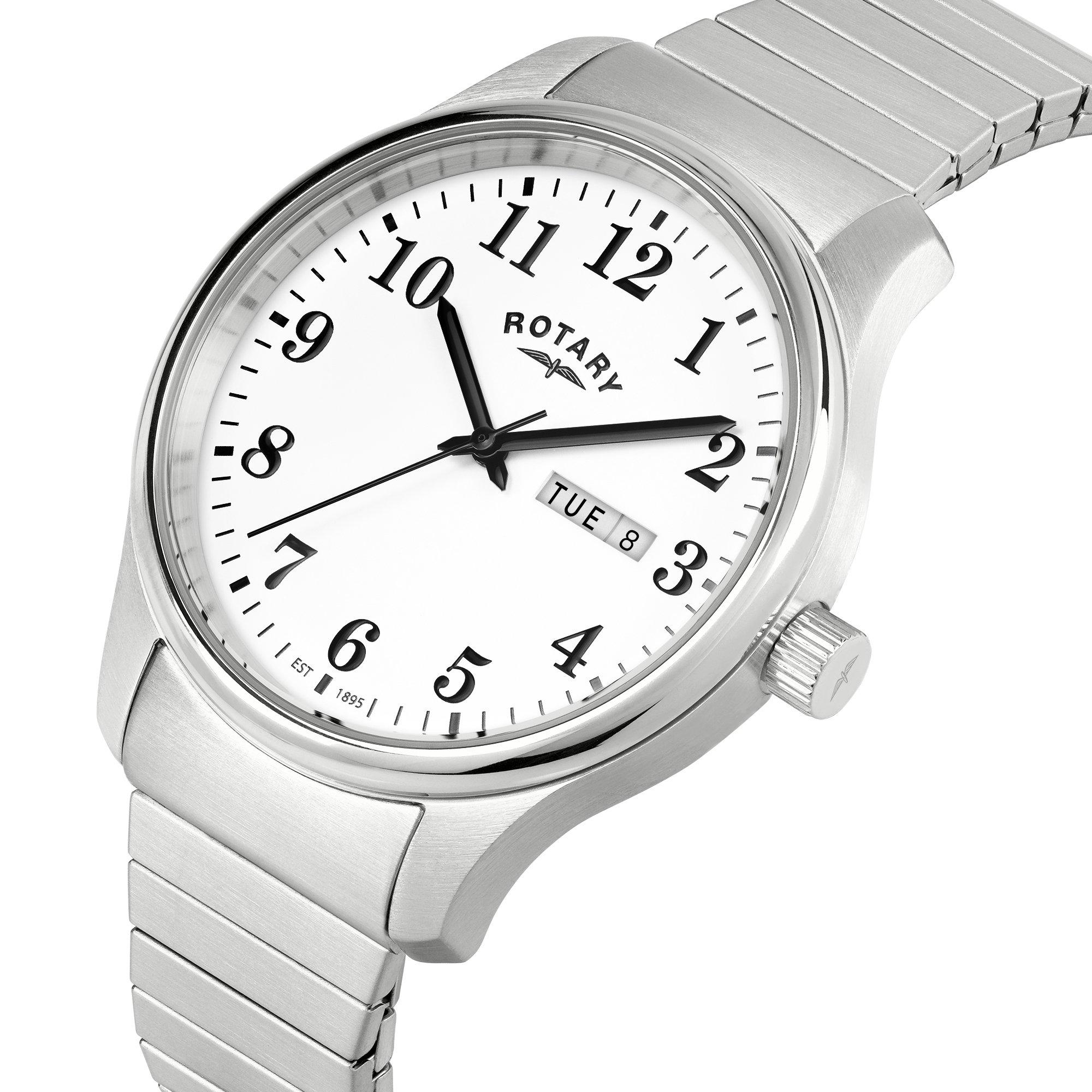 Rotary | Mens Heritage Altera SS Expander Watch | FRASERS