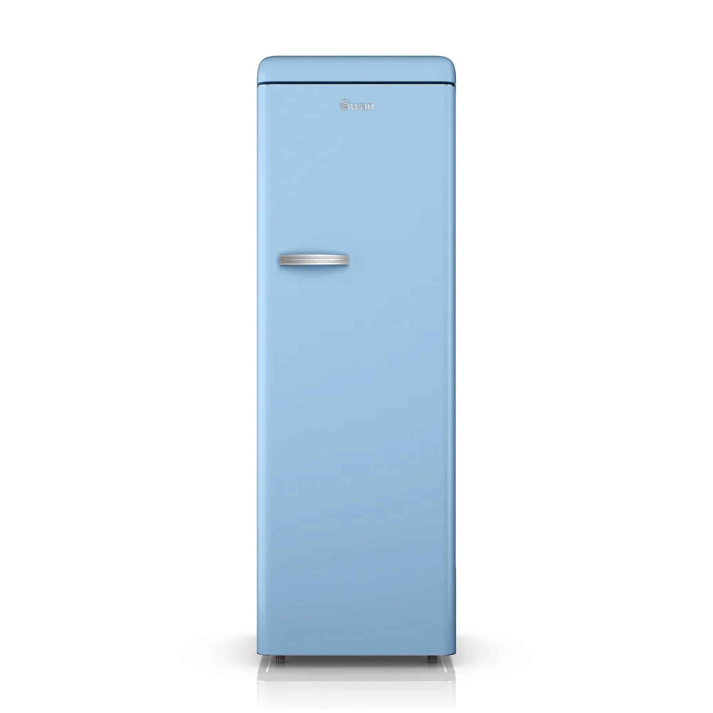 Blue - Swan - Retro Tall Fridge Blue - 1