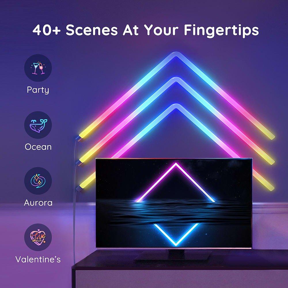 Multi - GOVEE - Glide RGBIC Wall Light (8+4) - 3