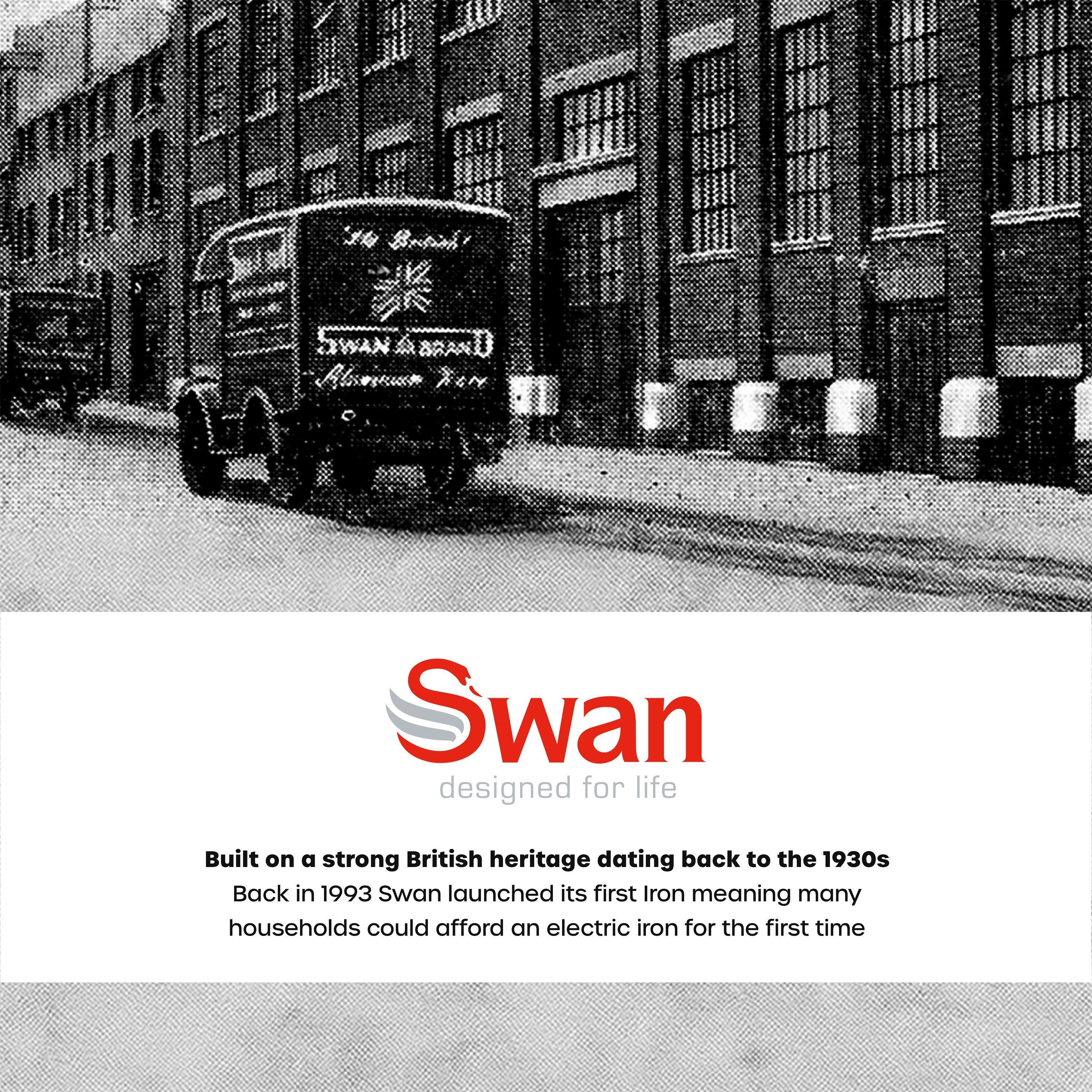 White - Swan - Swan Elevate Self-Wringing Flat Mop and Folding Bu - 8