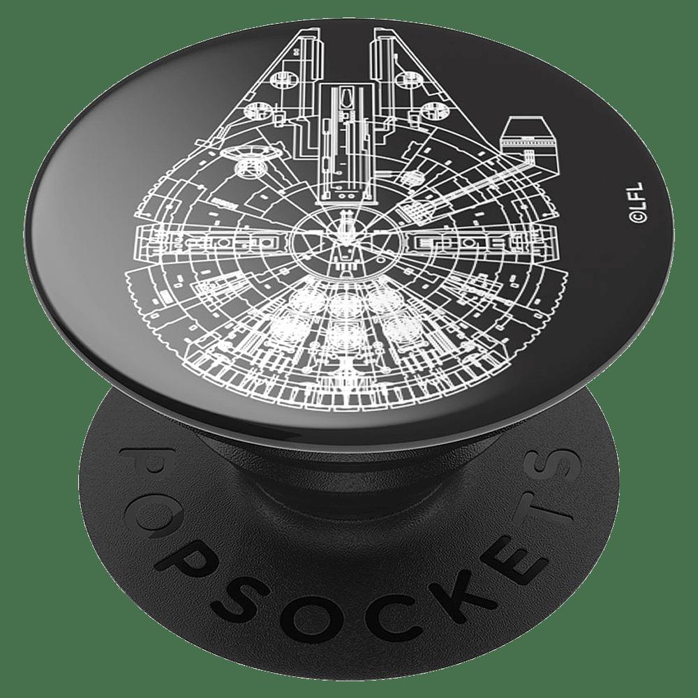 Varer - PopSockets - Millenium Falcon Aluminium - 1