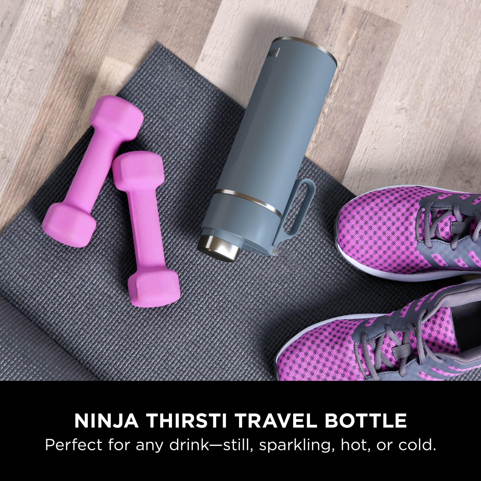 Blue - Ninja - Thirsti 530 ml Travel Bottle – Blue DW1801EUUKBL - 3