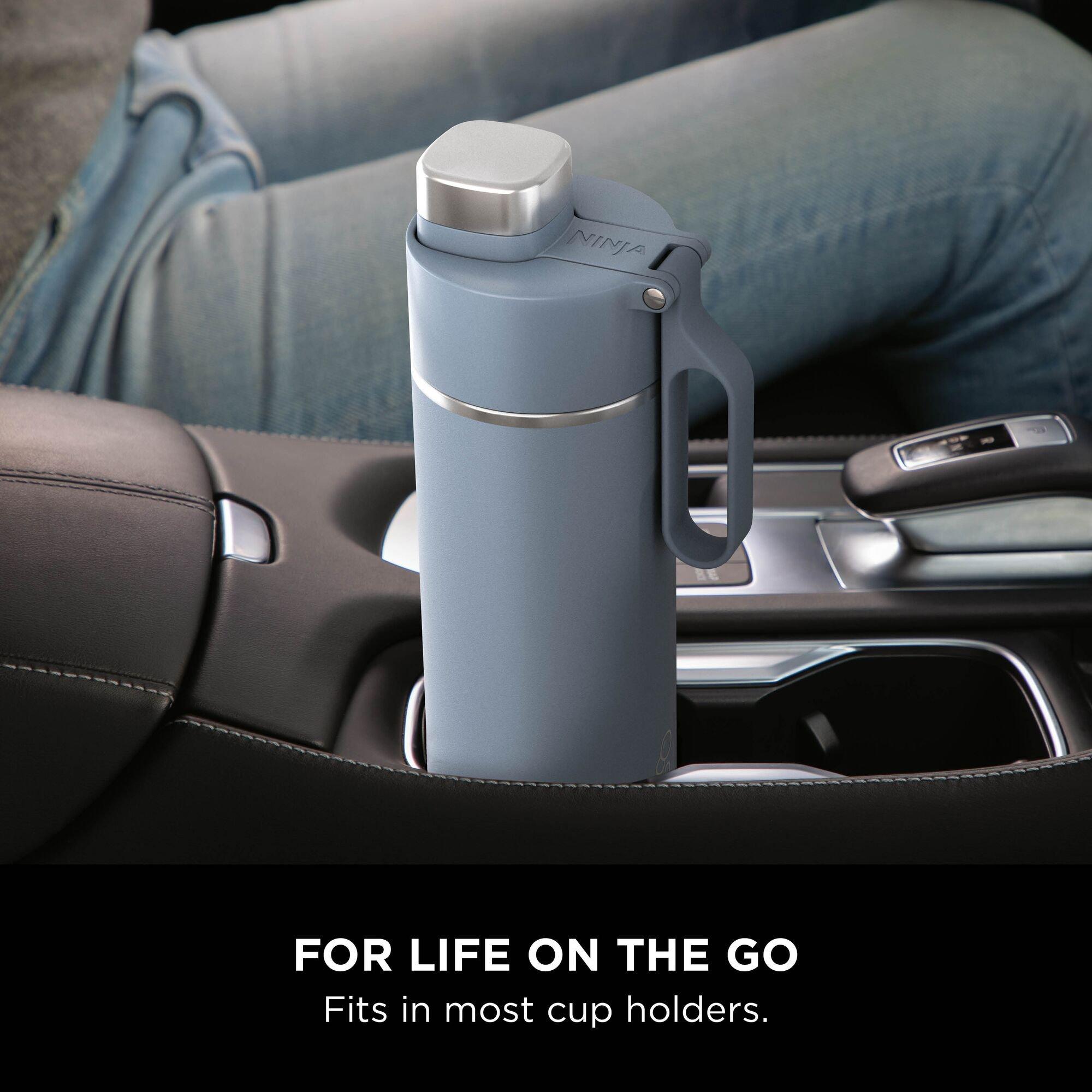 Blue - Ninja - Thirsti 530 ml Travel Bottle – Blue DW1801EUUKBL - 8