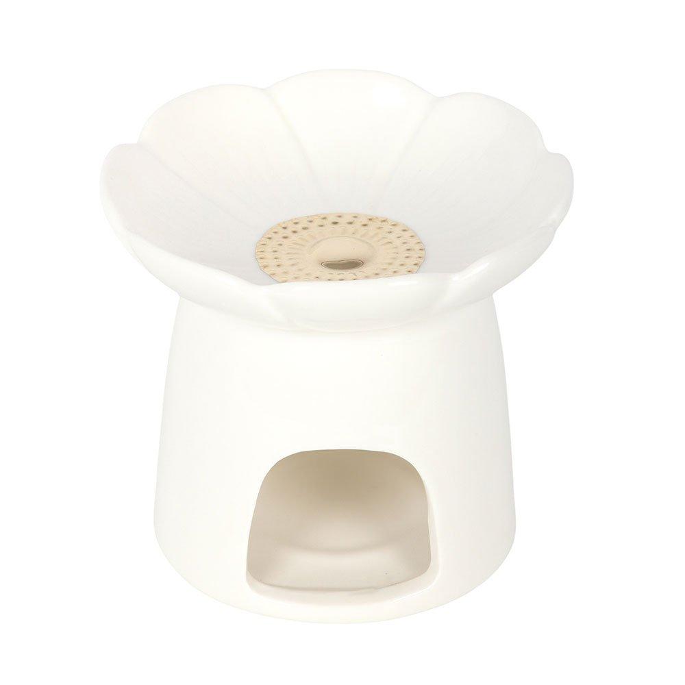 White - Something Different - Peony Oil Burner and Wax Warmer - 2