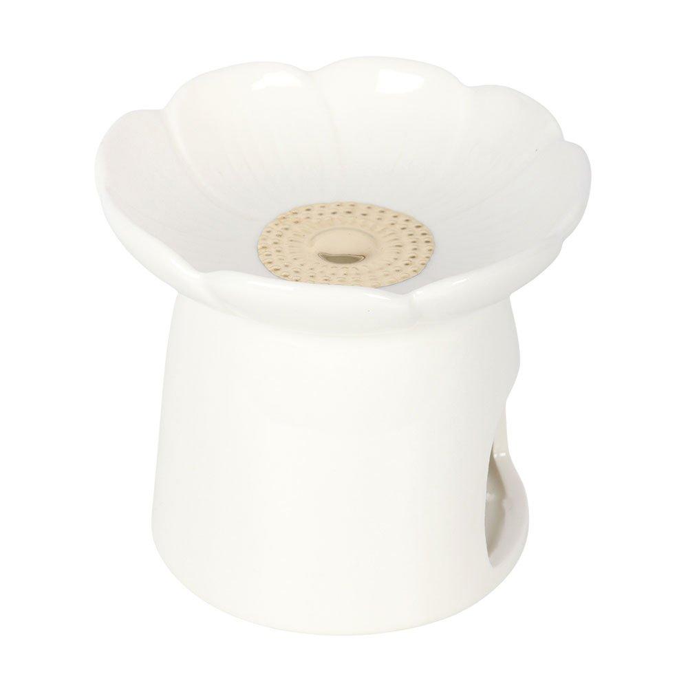 White - Something Different - Peony Oil Burner and Wax Warmer - 3
