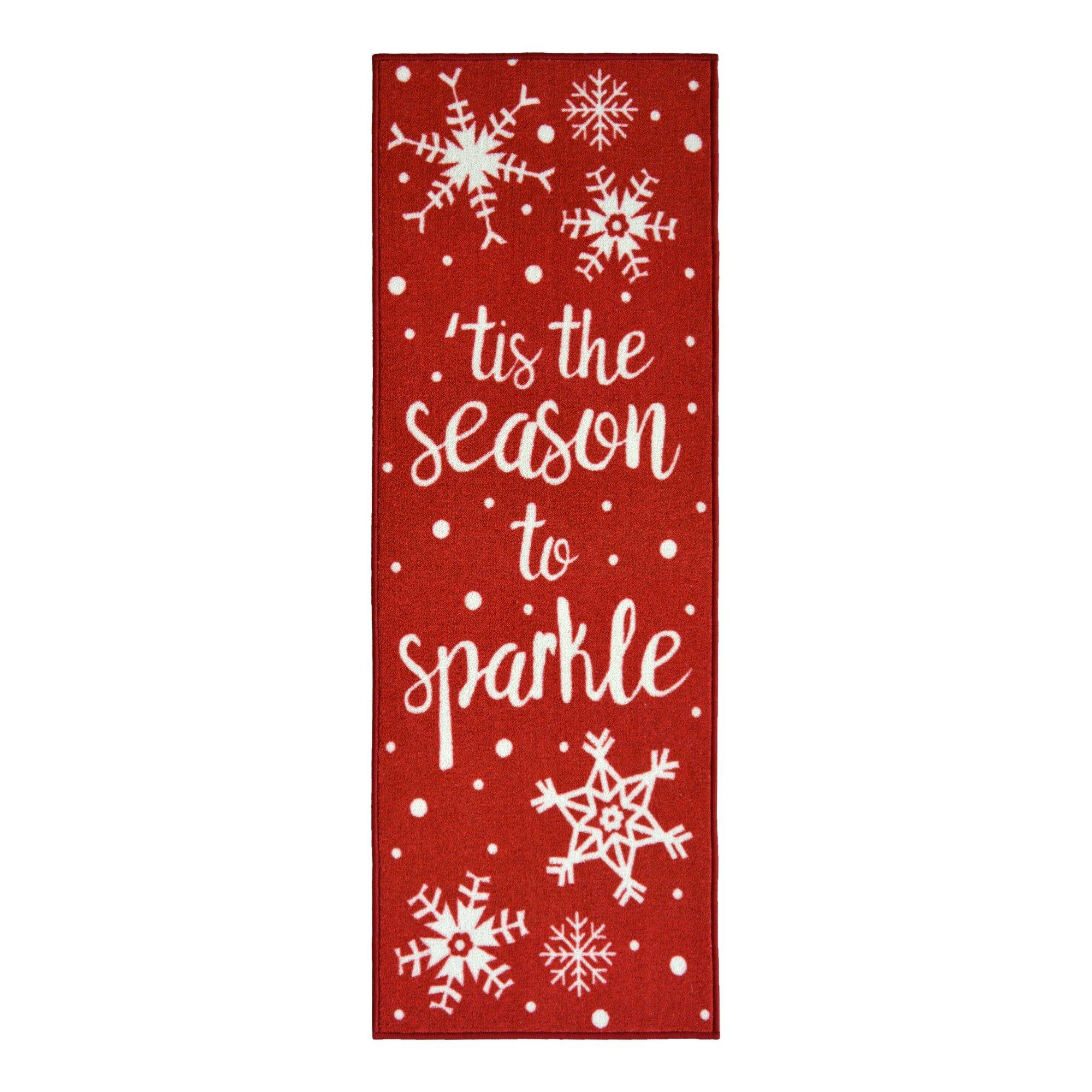 Red - Homemaker - Season Sparkle Festive Runner Red - 2