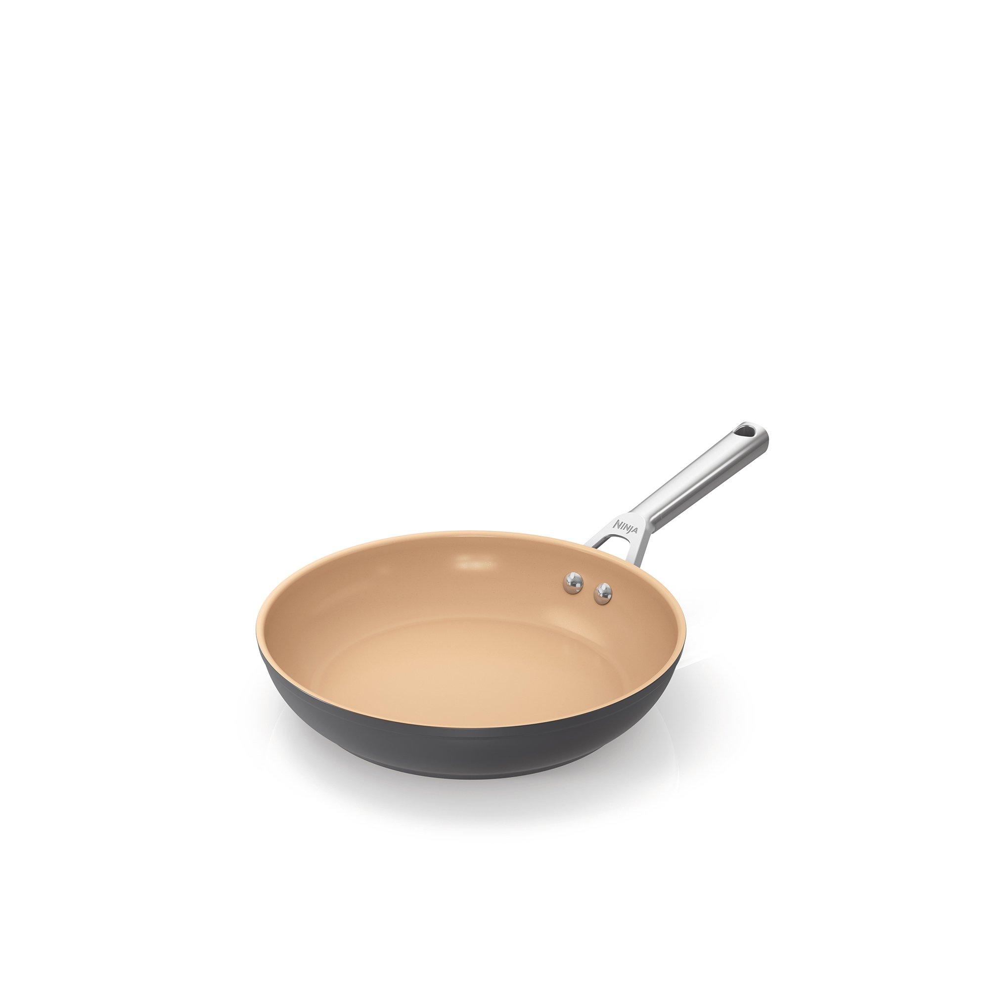 Grey - Ninja - Extended Life Ceramic 24cm Frying Pan CW90024EUI - 1