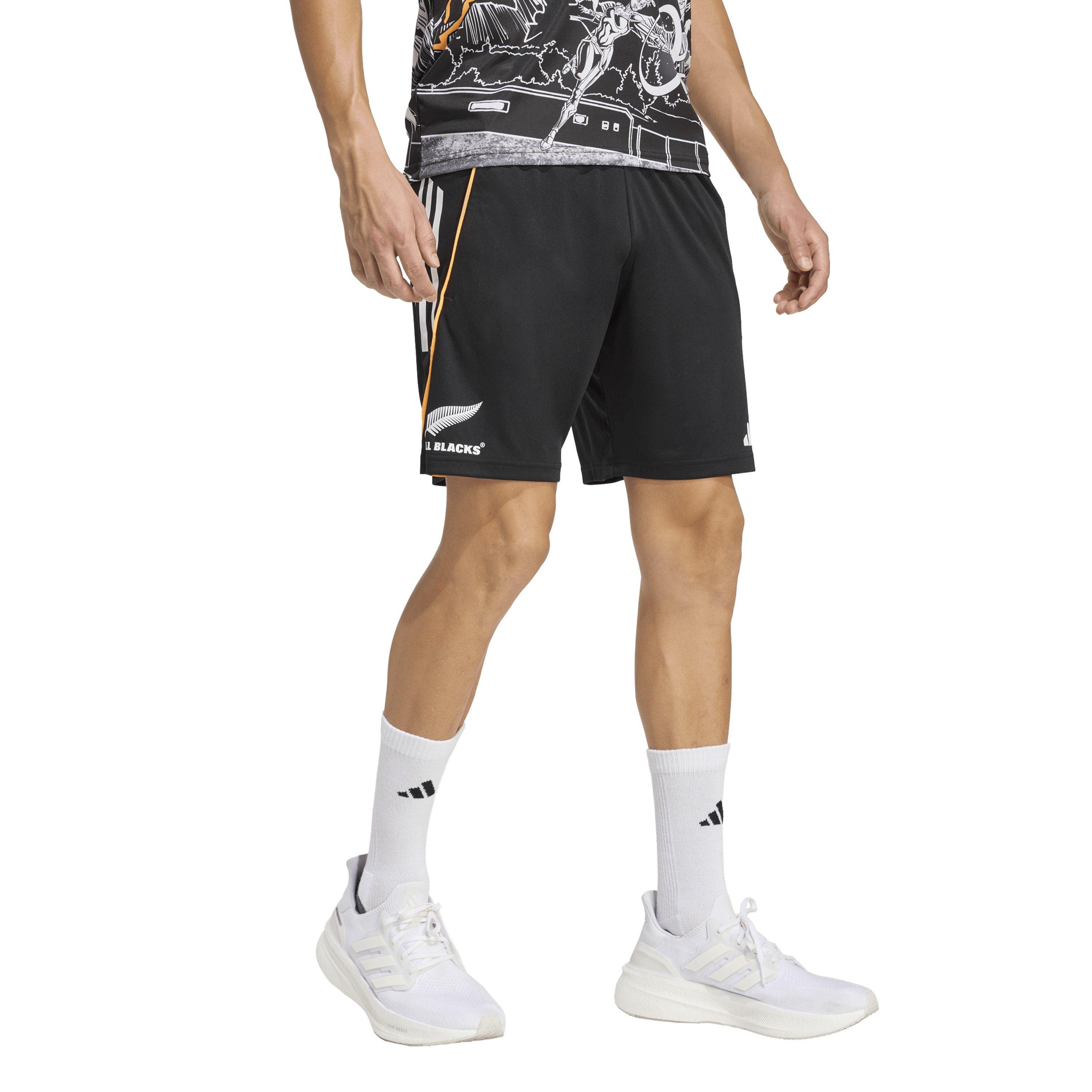 Blaxk - adidas - All Blacks x Marvel Gym Shorts Mens - 2