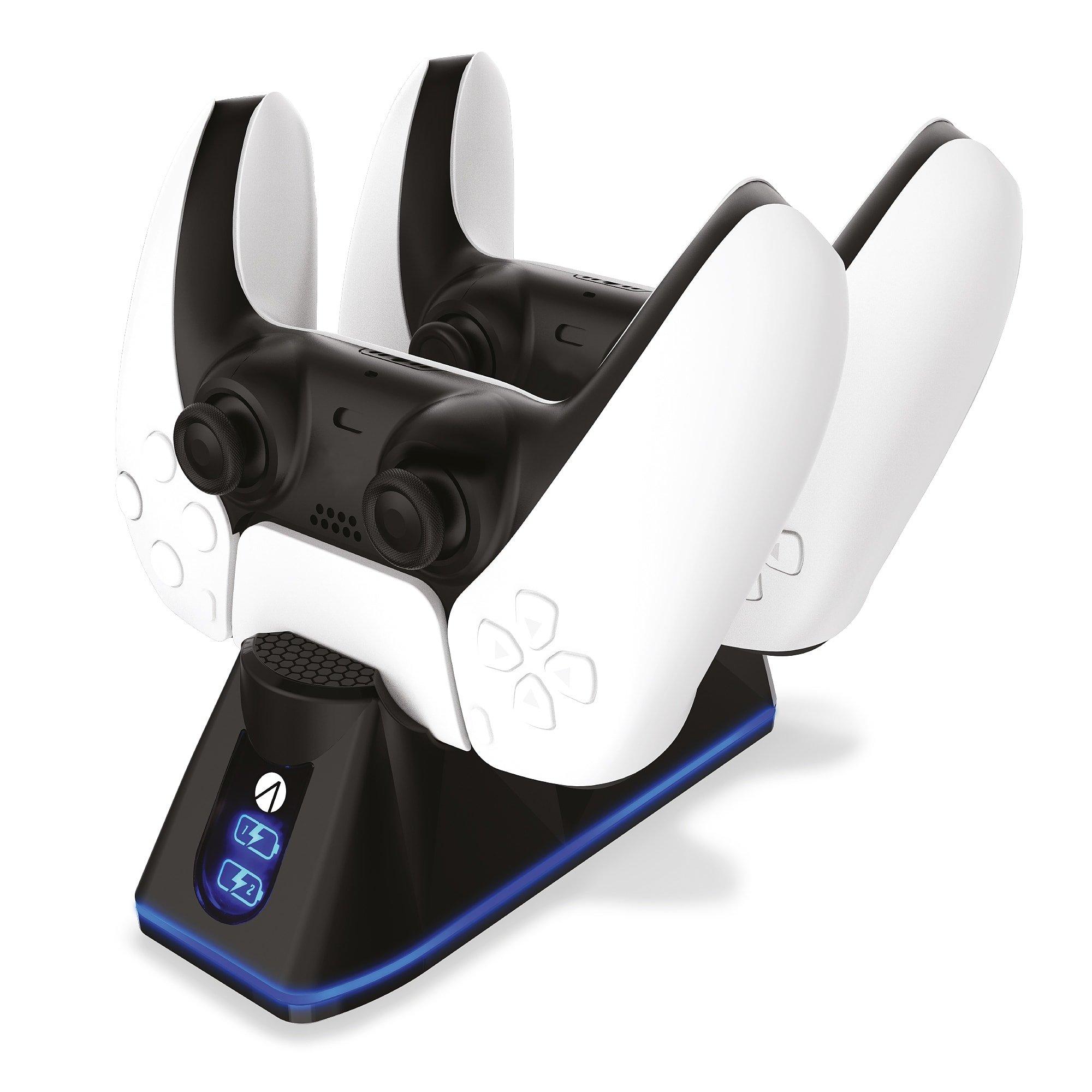 Black - Stealth - SP-C100 V PS5 Twin Charging Dock - Black - 3
