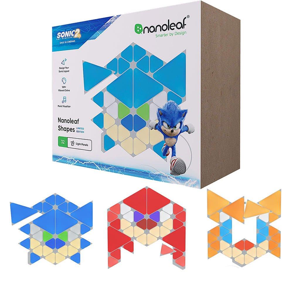 Électronique - Nanoleaf - Shapes Starter Kit 32PK Sonic Limited Ed - 1