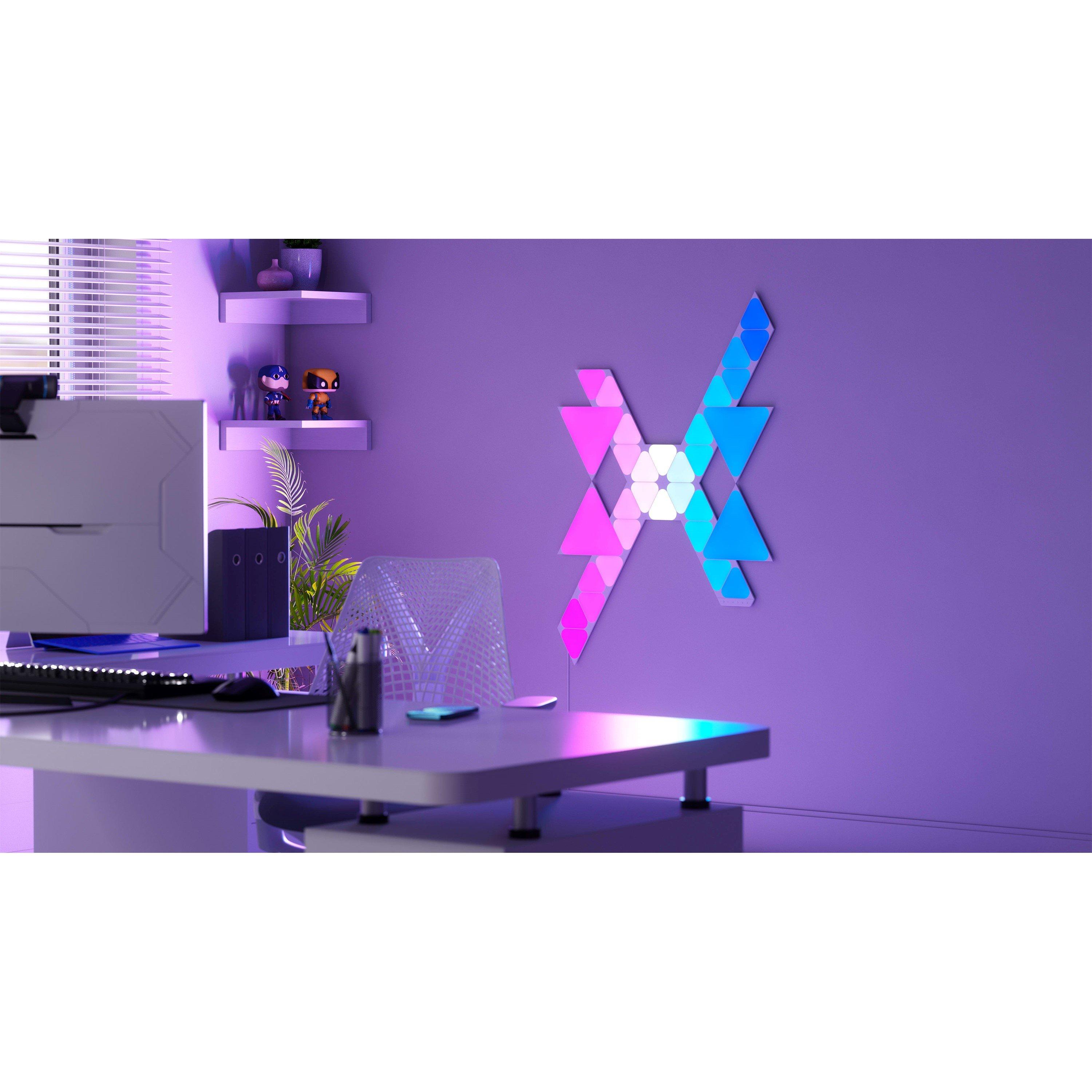Électronique - Nanoleaf - Shapes Starter Kit 32PK Sonic Limited Ed - 7