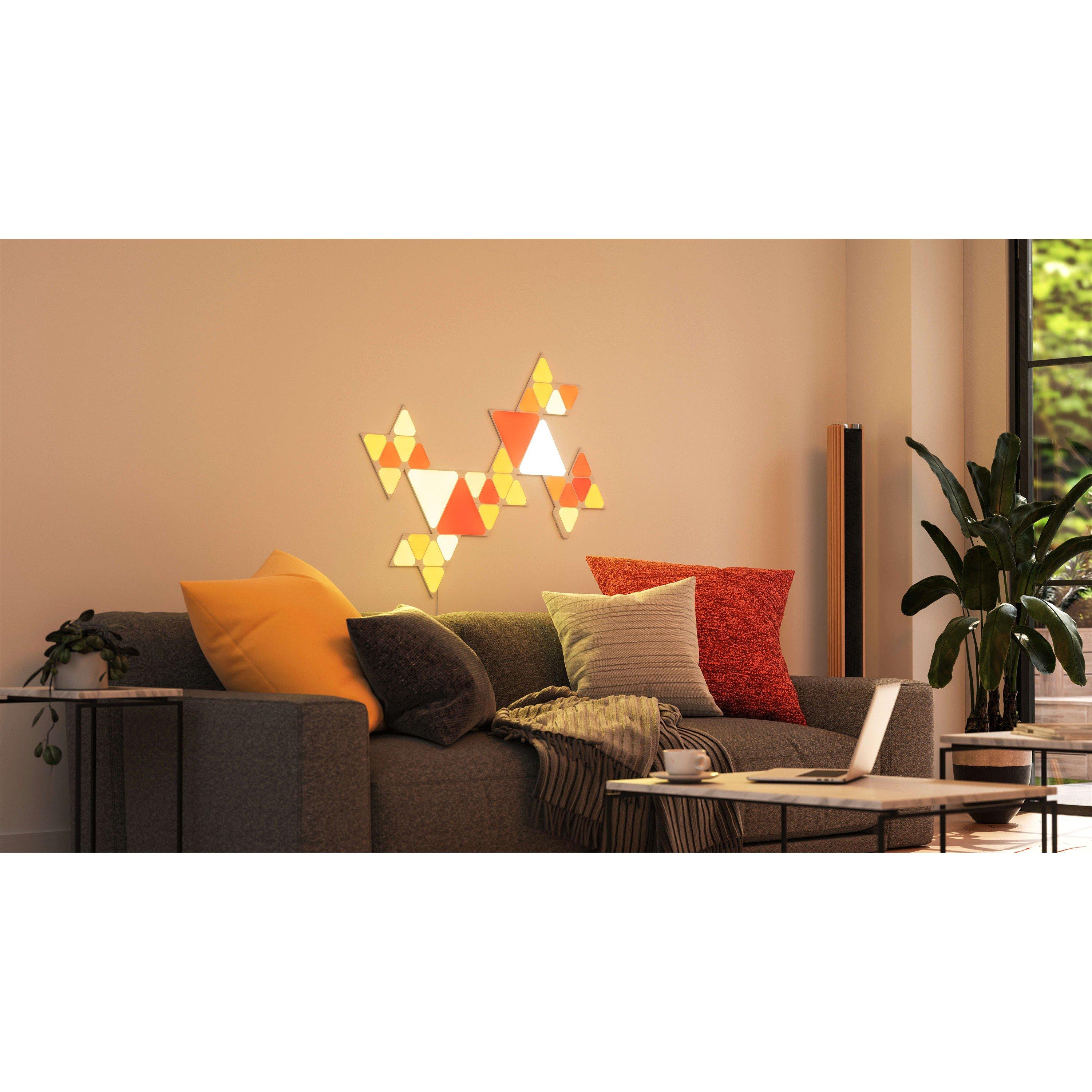 Électronique - Nanoleaf - Shapes Starter Kit 32PK Sonic Limited Ed - 9