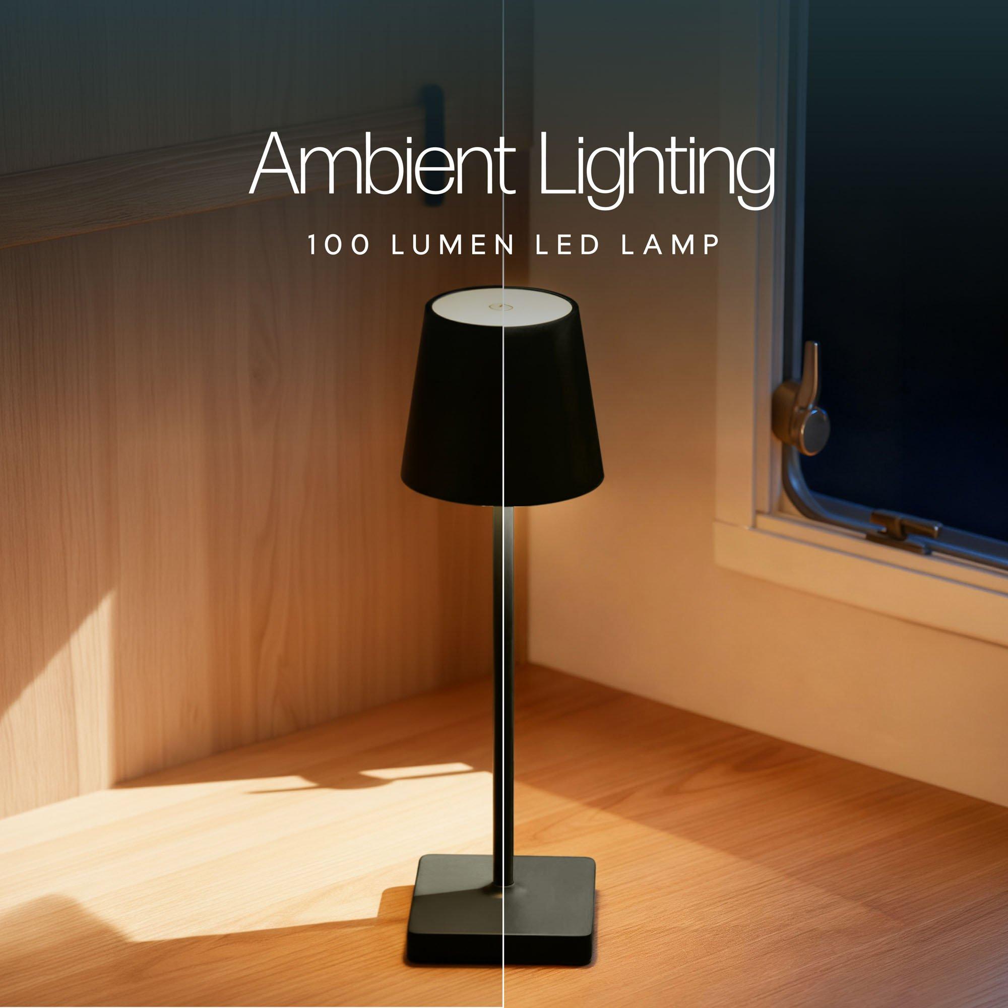 Black - Streetwize - Table Lamp - Lucia Black - 3