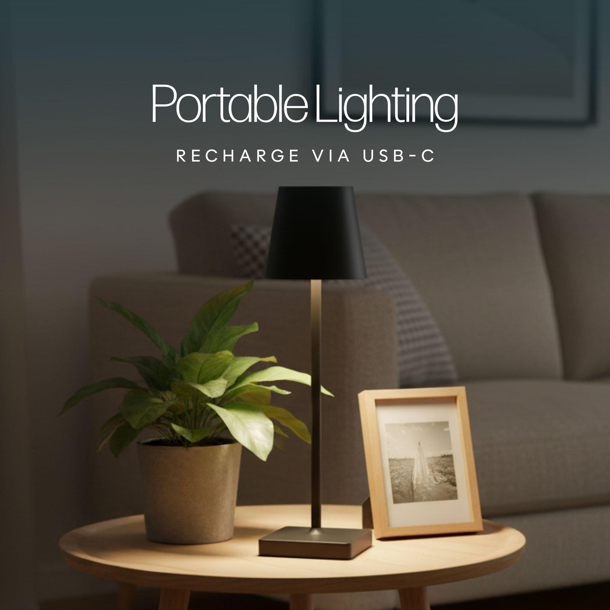 Black - Streetwize - Table Lamp - Lucia Black - 5