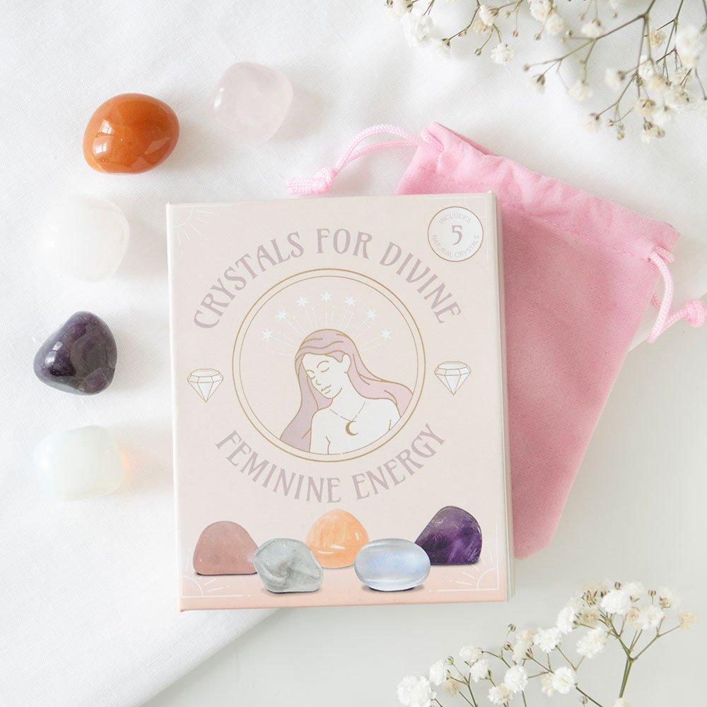 Something Different Women's Set Of 5 Crystals For Divine Feminine Energy - 