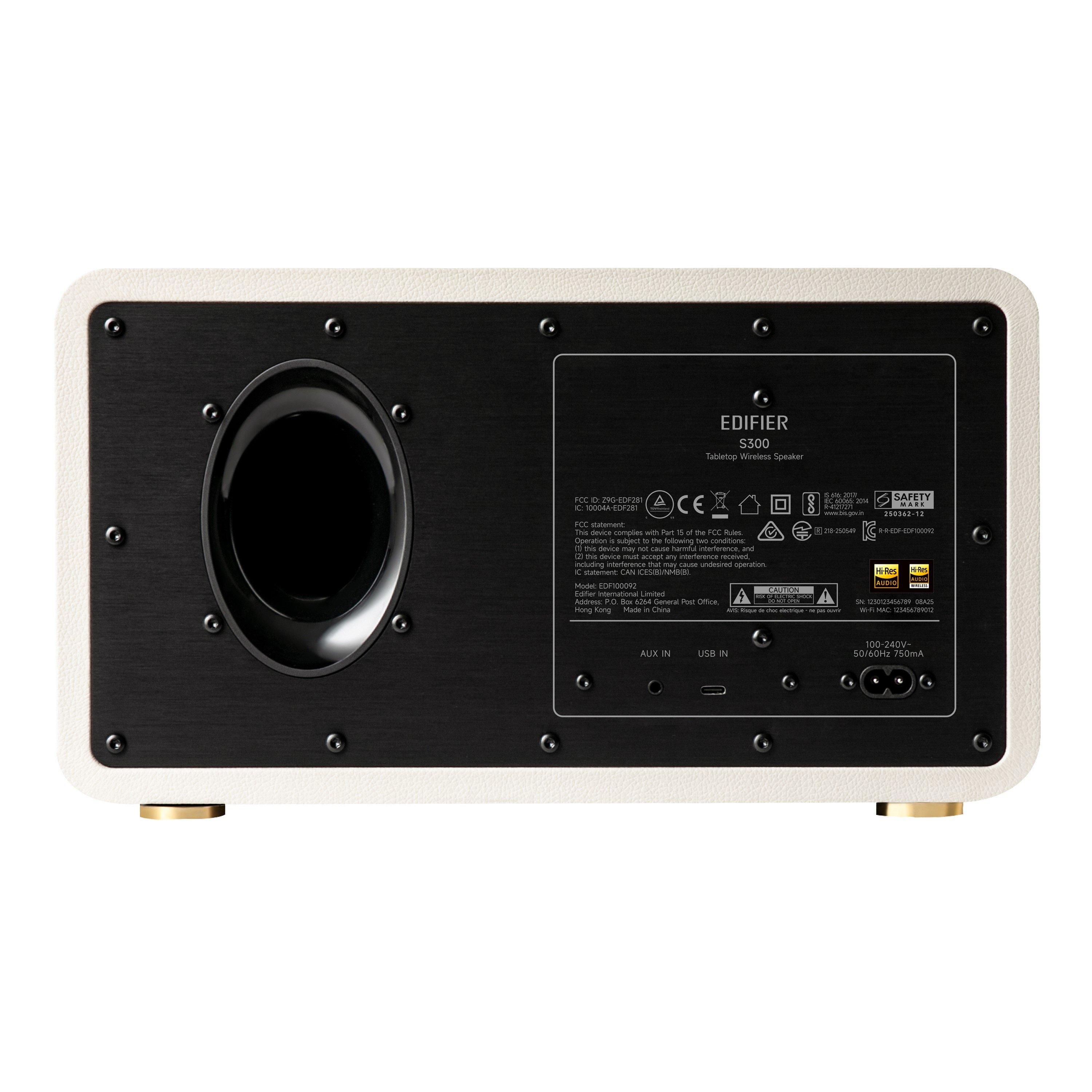 Ivory - Edifier - Edifier S300 Bluetooth Hi-Res Airplay 2 Speaker - 4