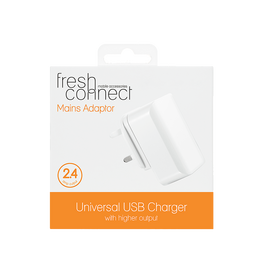 Fresh Connect GAME Universal Plug 2.4 Amp White