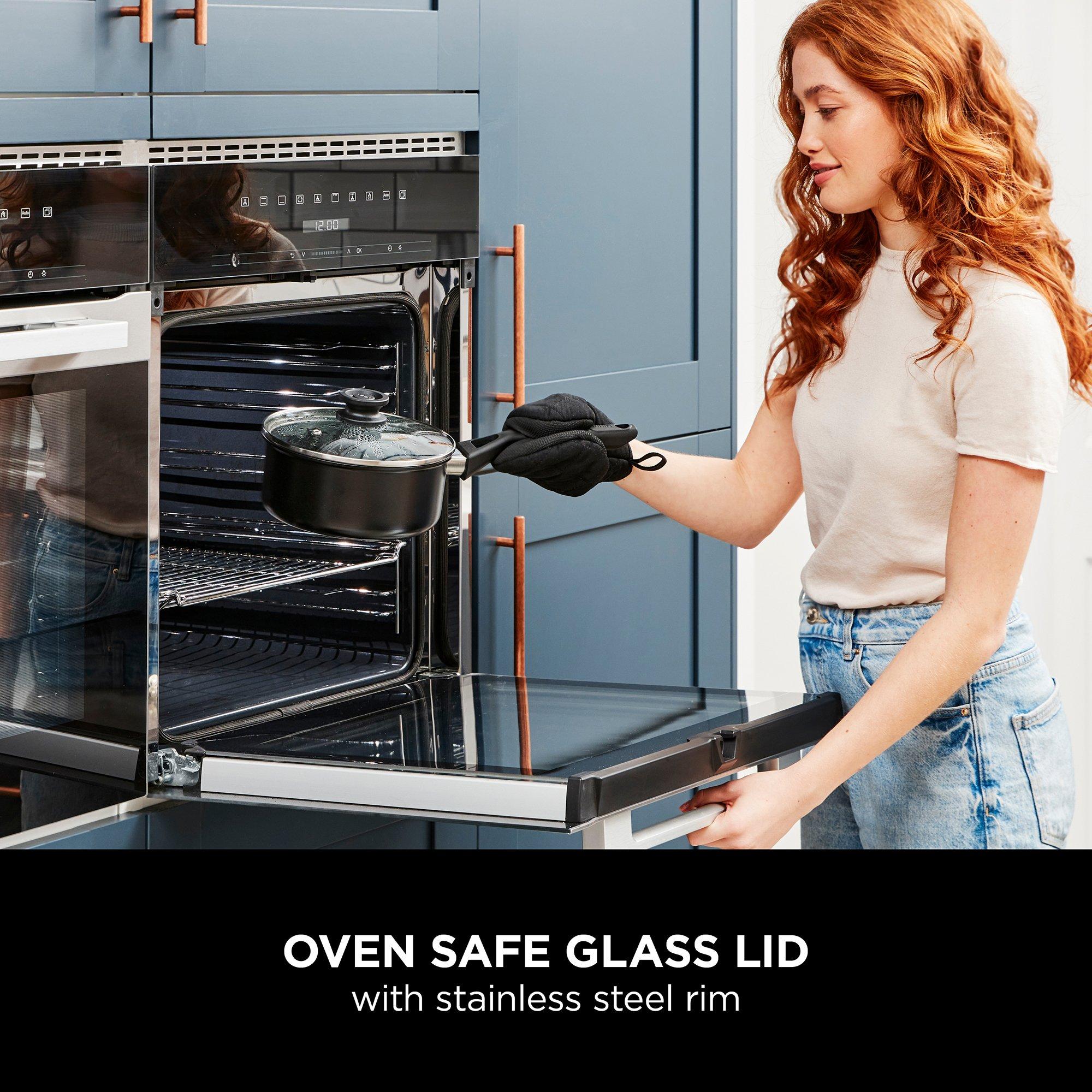 Black - Ninja - Ninja Zerostick Classic 18cm Sauce Pan [CW50218UK] - 2