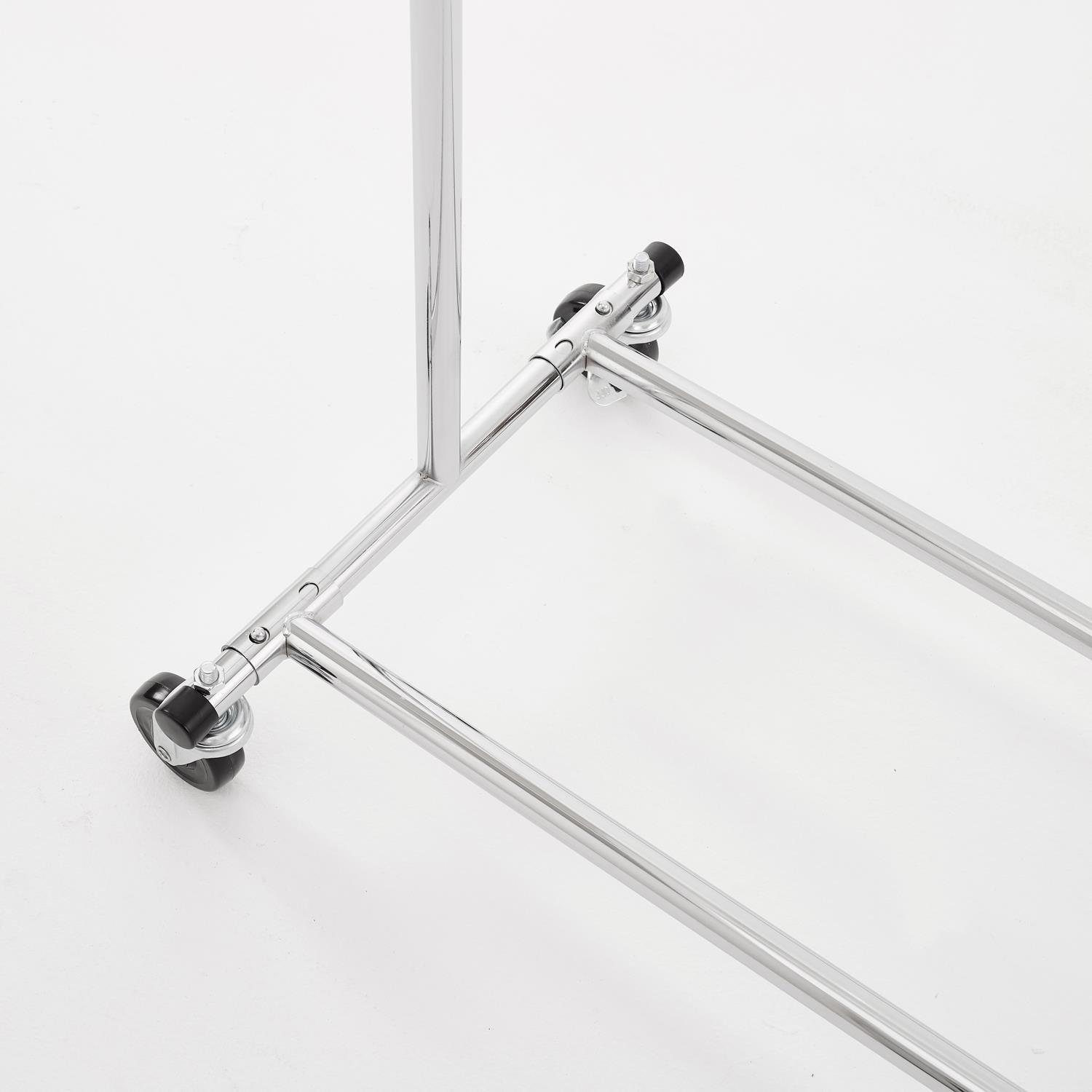Chrome - House of Home - Chrome  Heavy Duty Clothes rail - 4