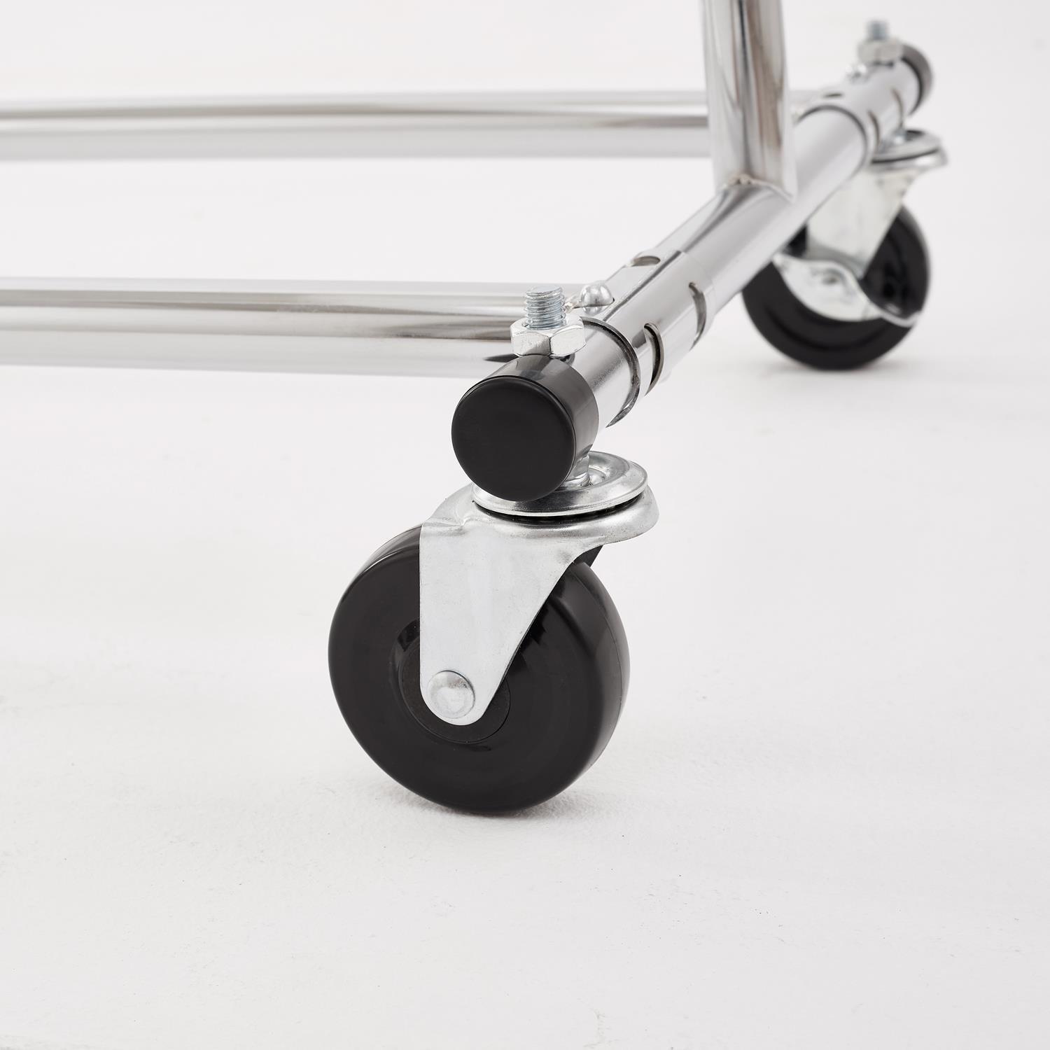 Chrome - House of Home - Chrome  Heavy Duty Clothes rail - 7