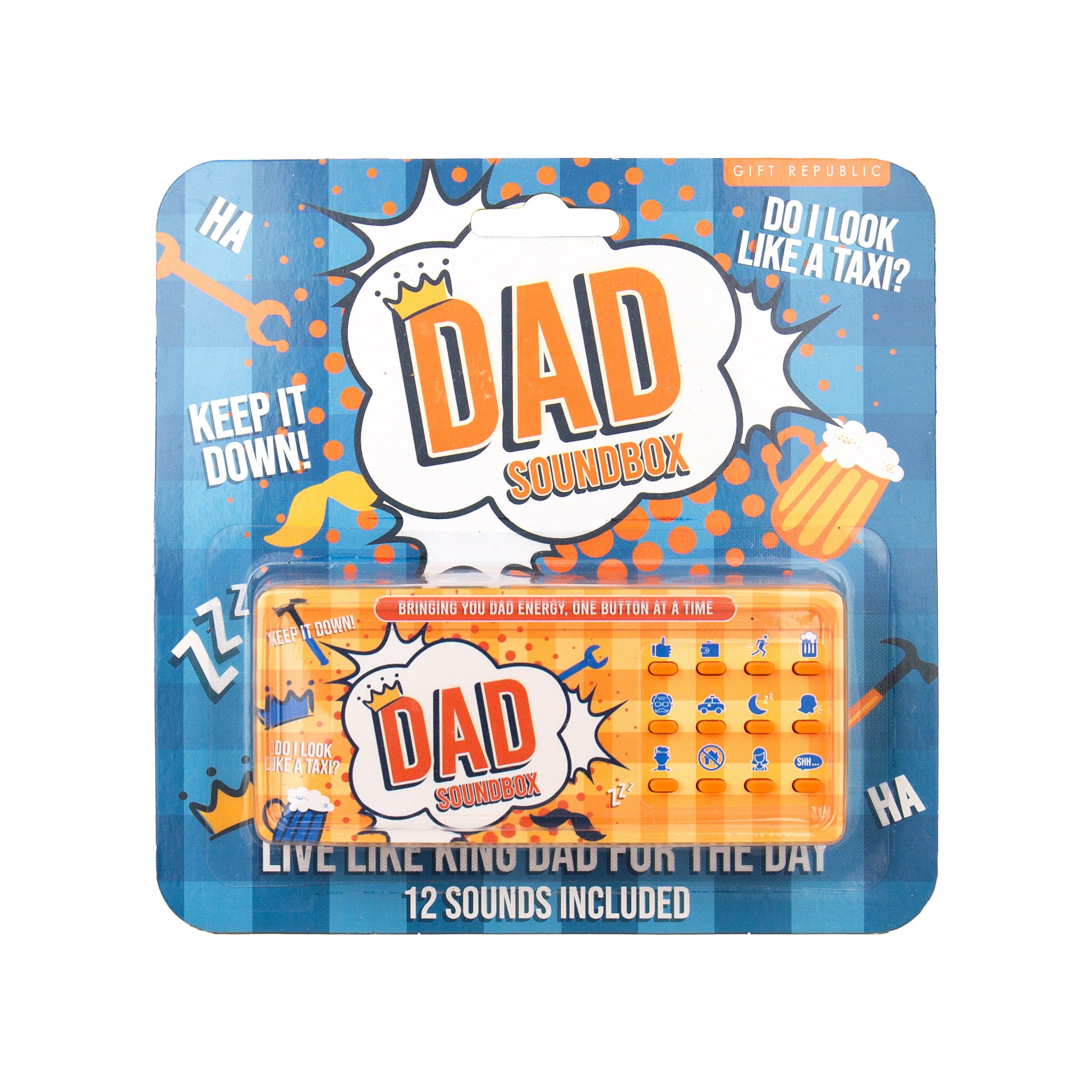 Yellow - Gift Republic - Dad Sound Box – with 12 Classic Phrases - 1