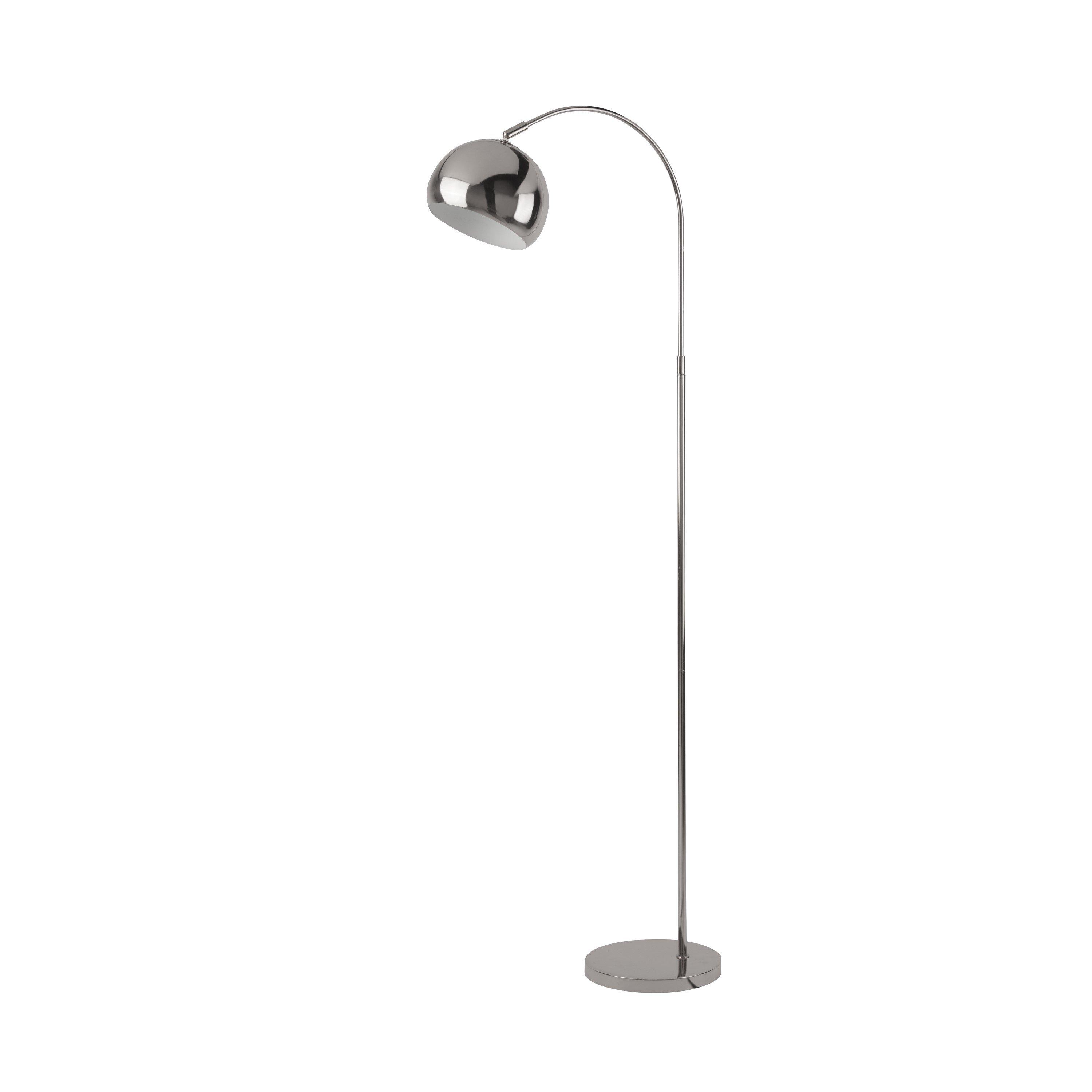Chrome - Lighting Collection - Chrome Arch Floor Lamp - 3