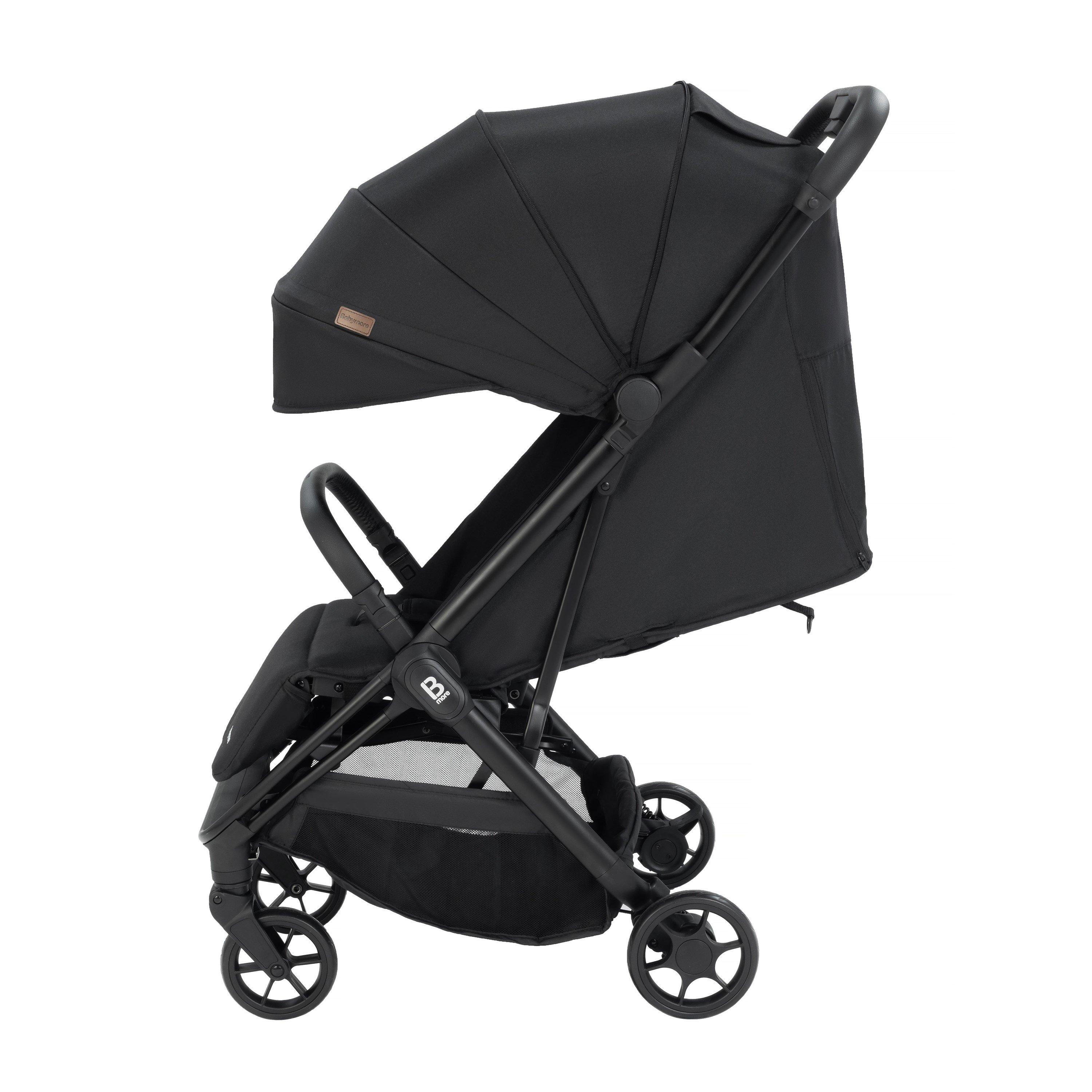 Black - Babymore - Yara Compact Stroller - Black - 5