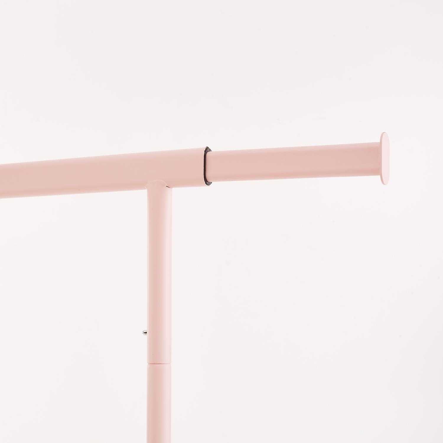 Pink - House of Home - Pink  Heavy Duty Clothes rail - 6