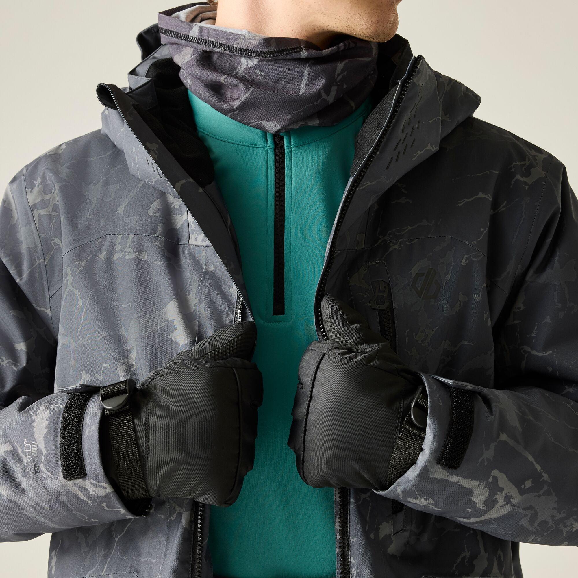 Black - Dare 2b - Mens Dart Waterproof Gloves - 3