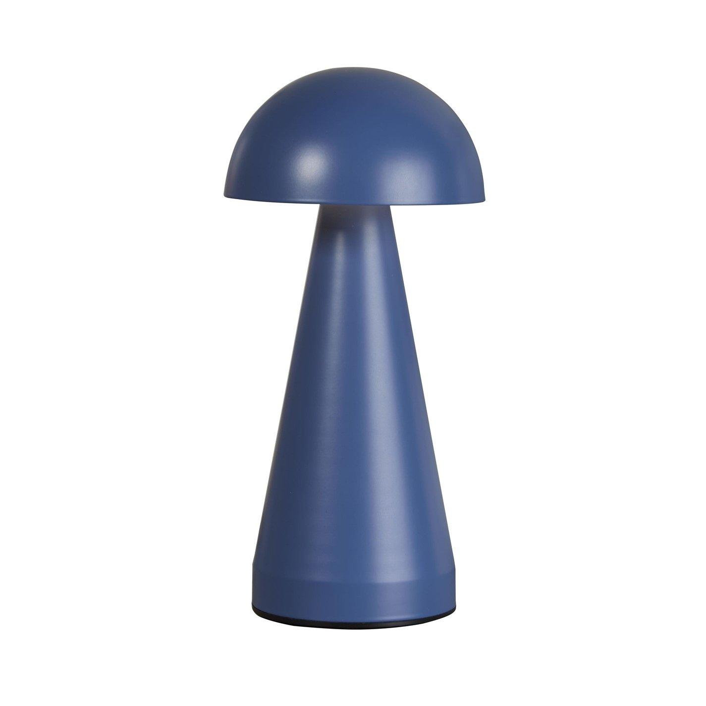 Denim - Lighting Collection - Rechargable Denim Dome Table Lamp - 2