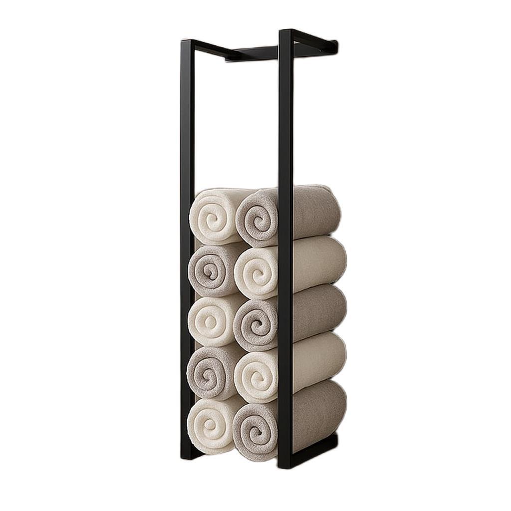 Black - House of Home - Towel holder Size:20*15*70CM - 6