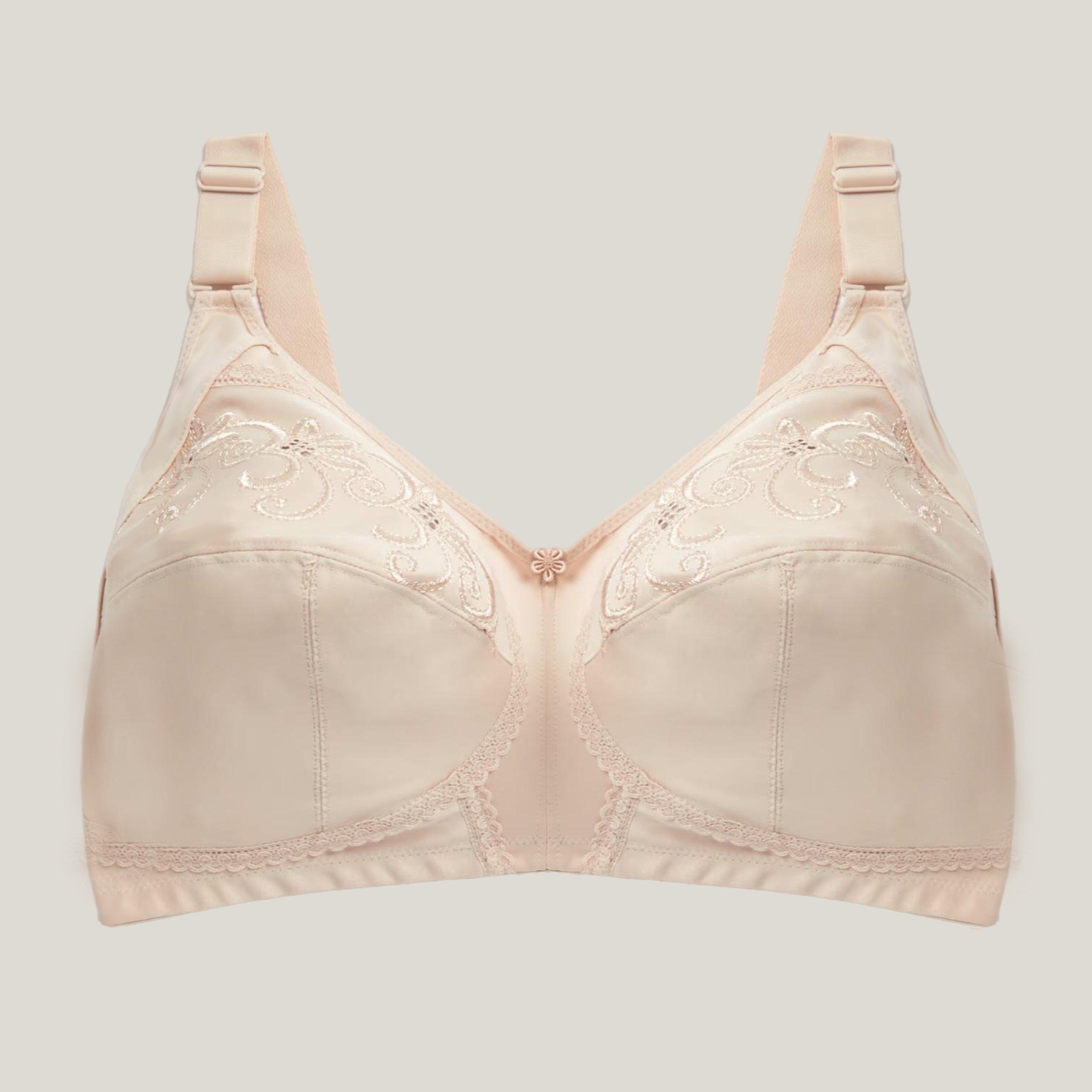 Valbonne Women's Non-Wired Bra With Medium Support 36-46 Dd-H - Nude - 36G