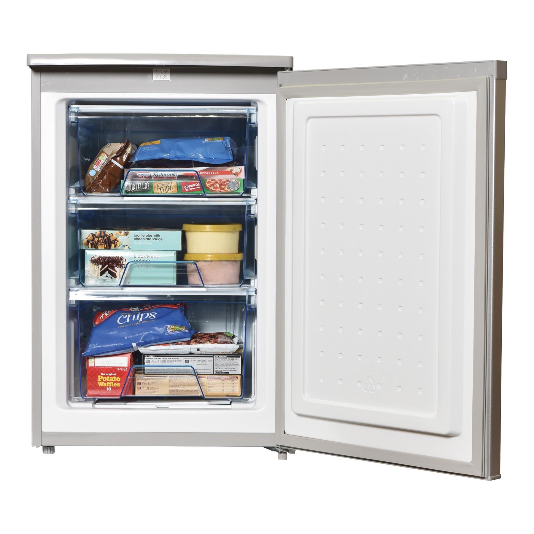 Silver - Statesman - U355S 55CM UNDER COUNTER FREEZER - 2