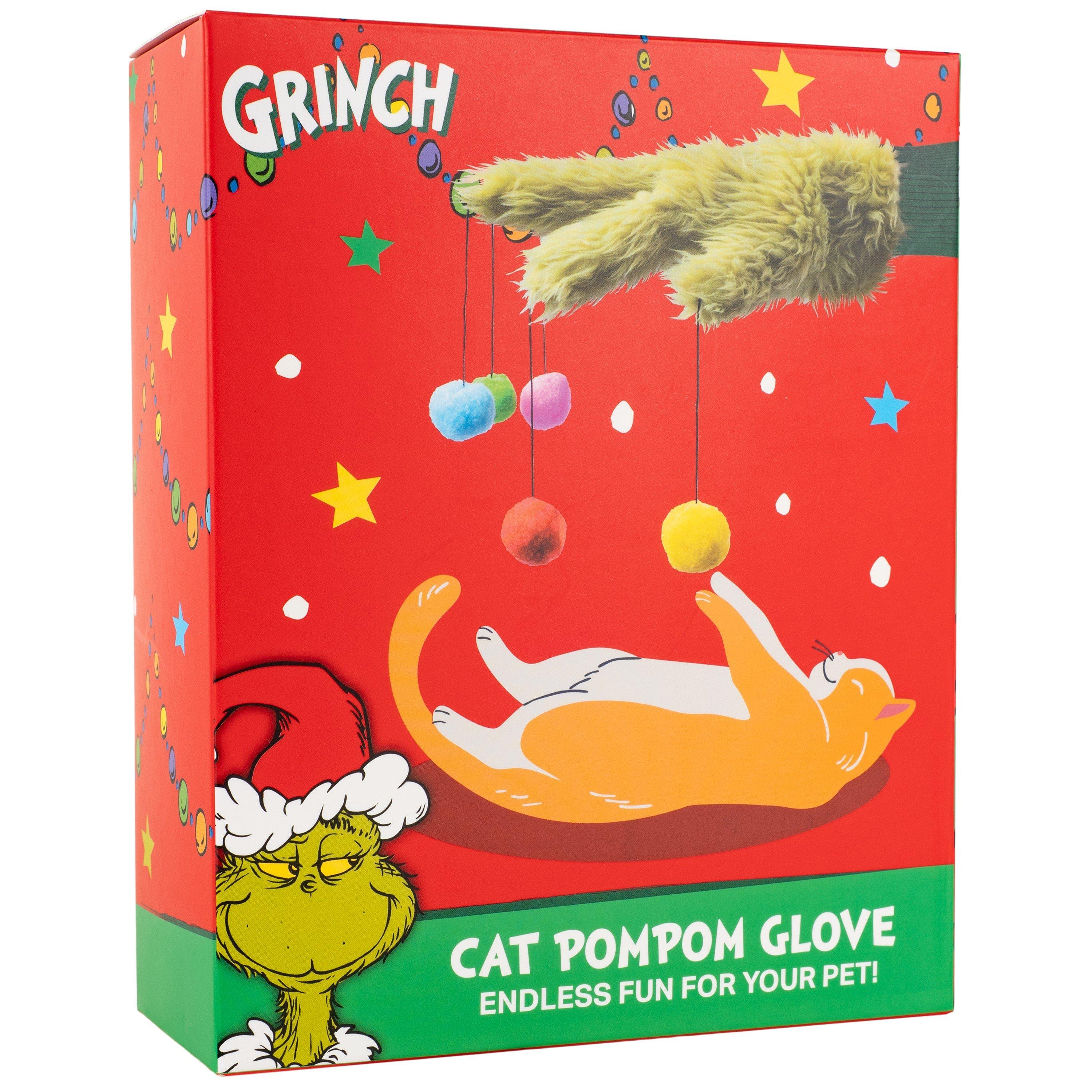 Multi - The Grinch - The Grinch Pom Pom Glove Cat Toy - 1