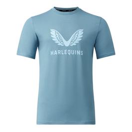 Castore Harlequins Logo T Shirt Mens