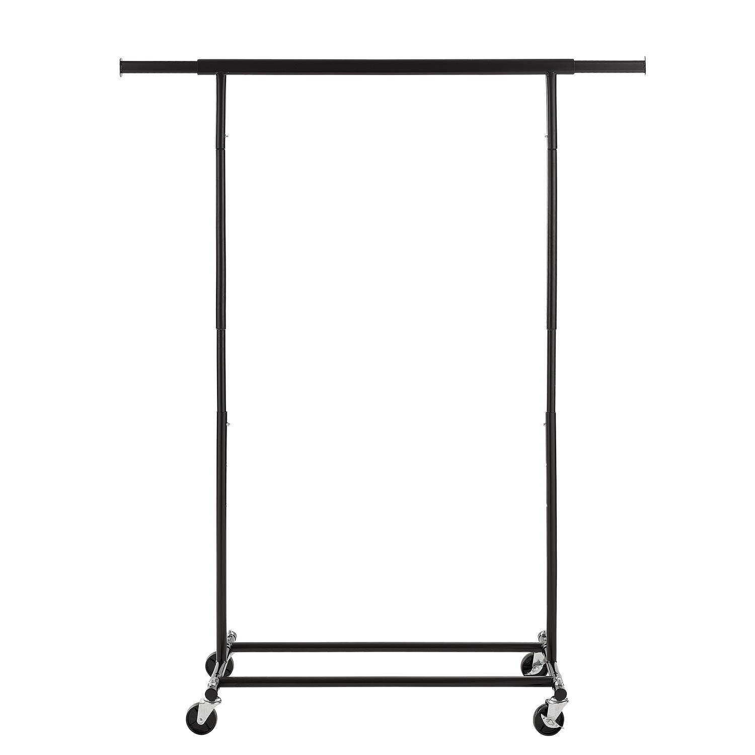 Black - House of Home - Black Heavy Duty Clothes rail Size - 2