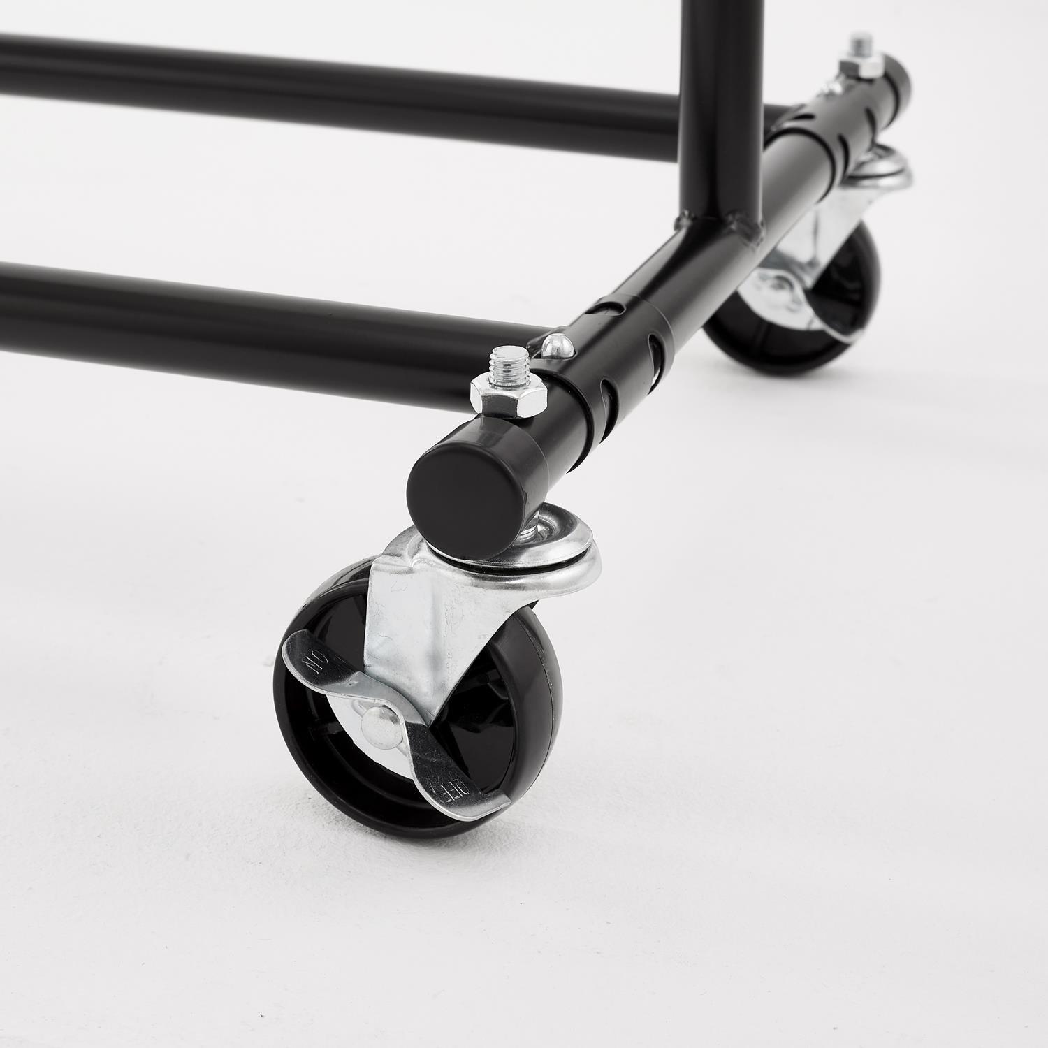 Black - House of Home - Black Heavy Duty Clothes rail Size - 4