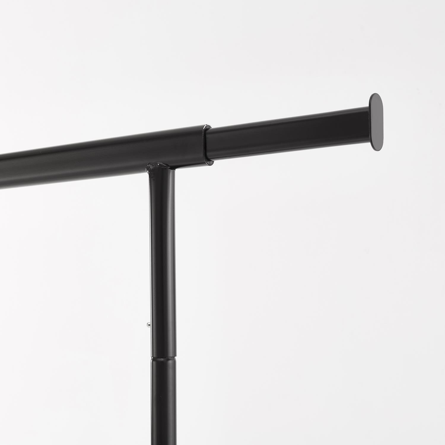 Black - House of Home - Black Heavy Duty Clothes rail Size - 7