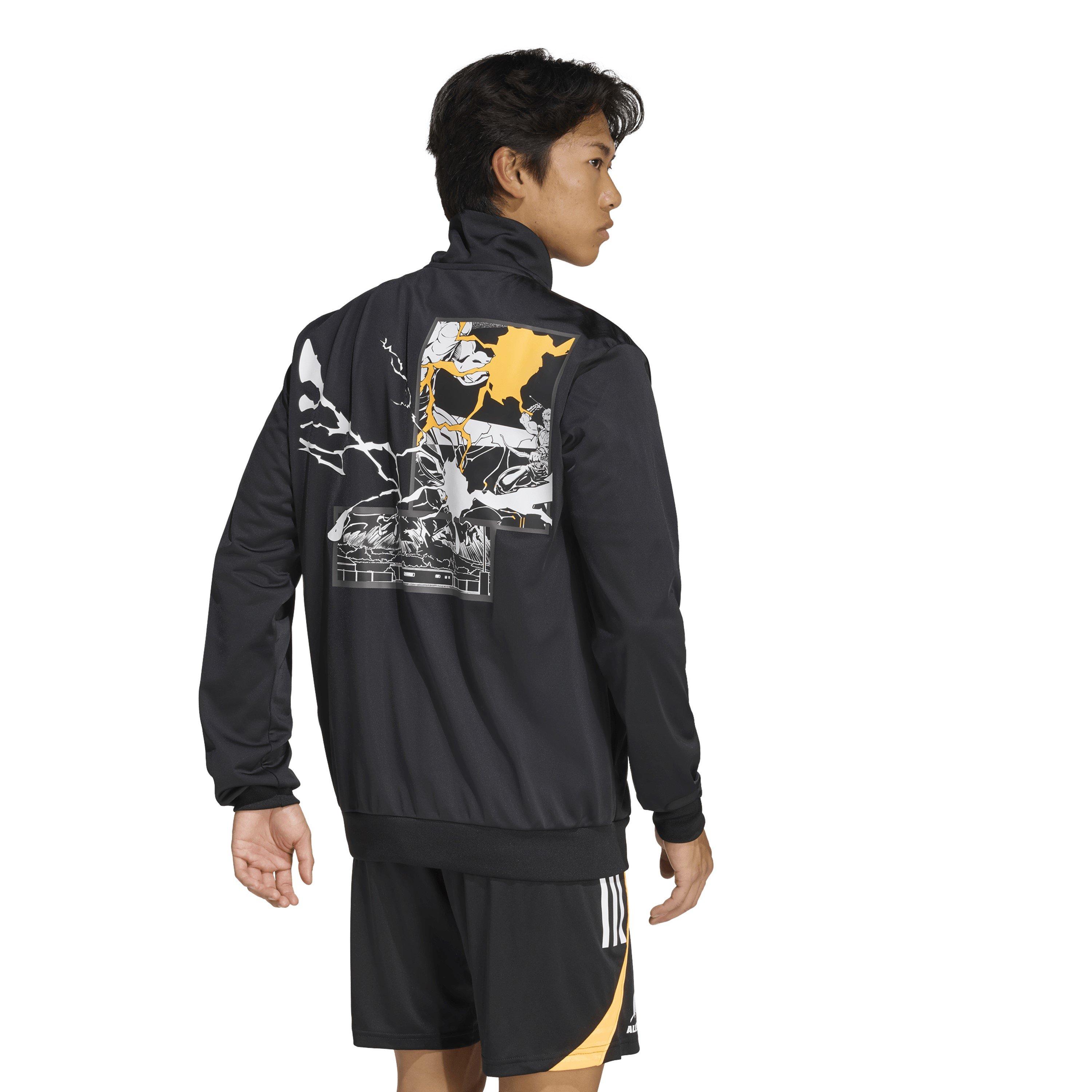 Black - adidas - All Blacks x Marvel Tracksuit Top Mens - 3