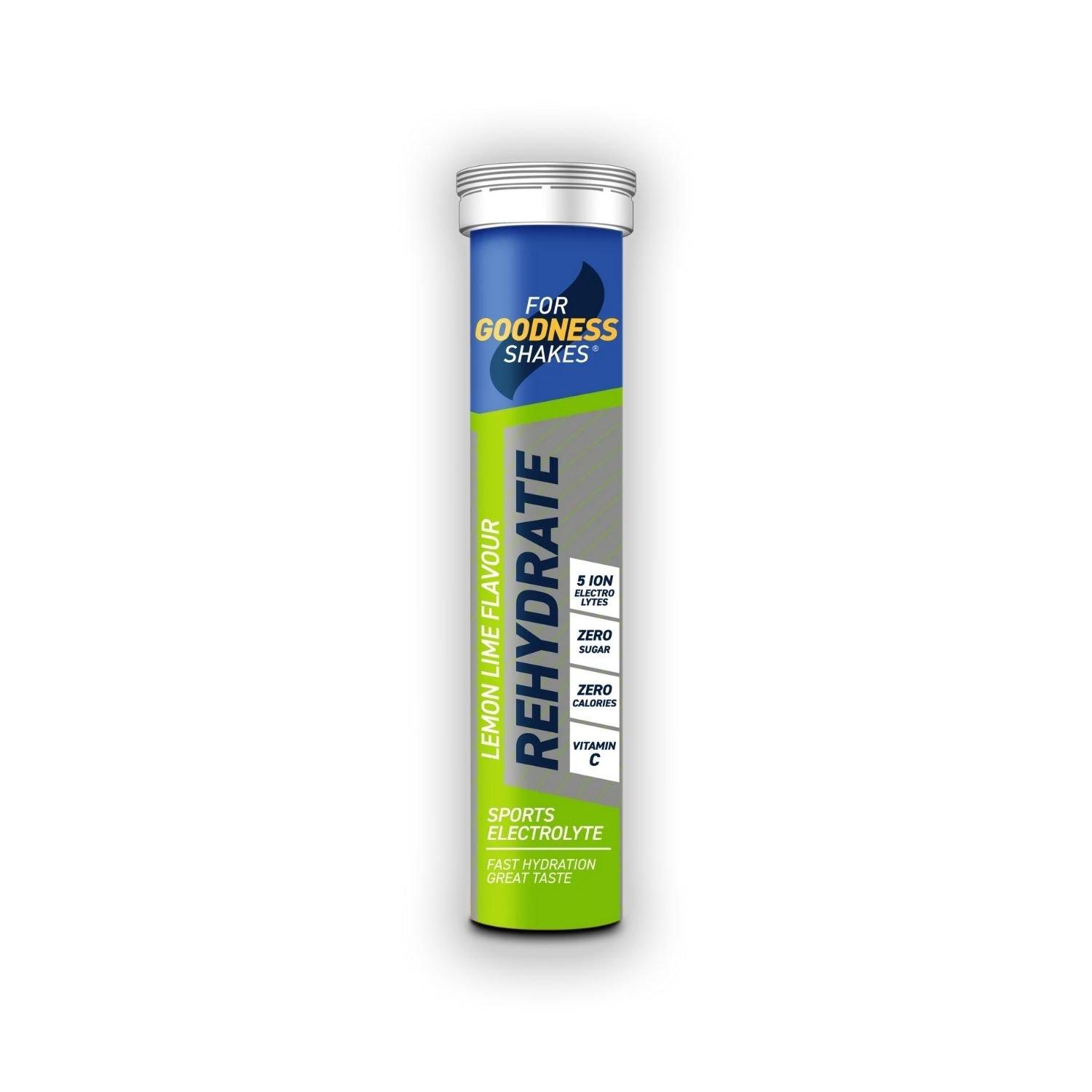 Lemon & Lime - For Goodness Shakes - For Goodness Shakes Rehydrate Tabs (10 Tubes)