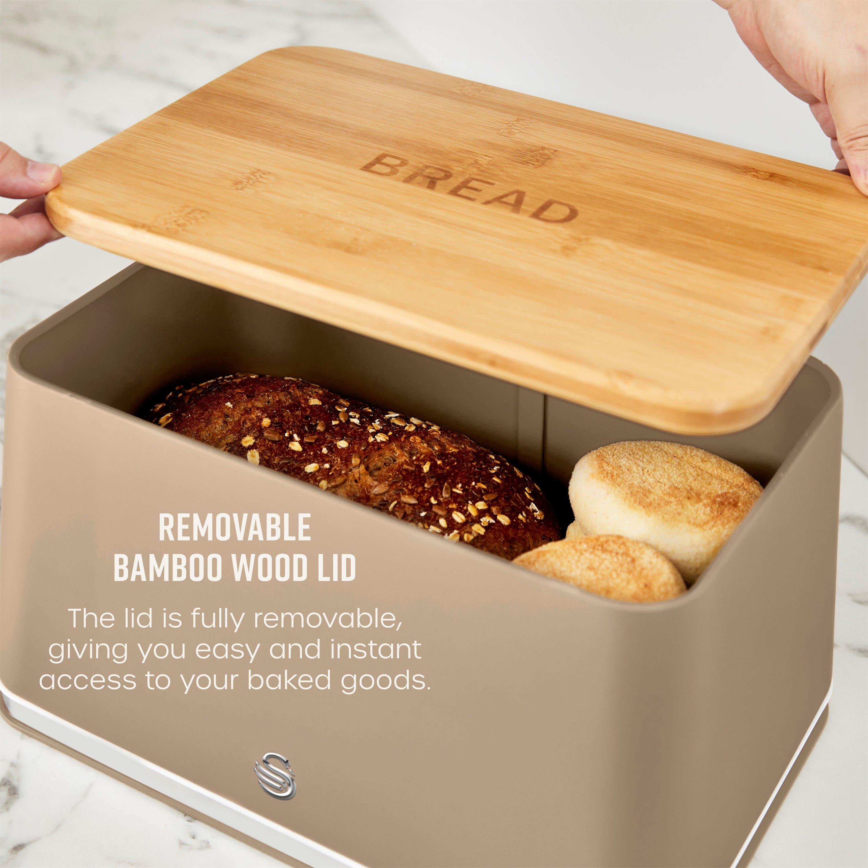 Oatmeal - Swan - Nordic Bread Bin - 4