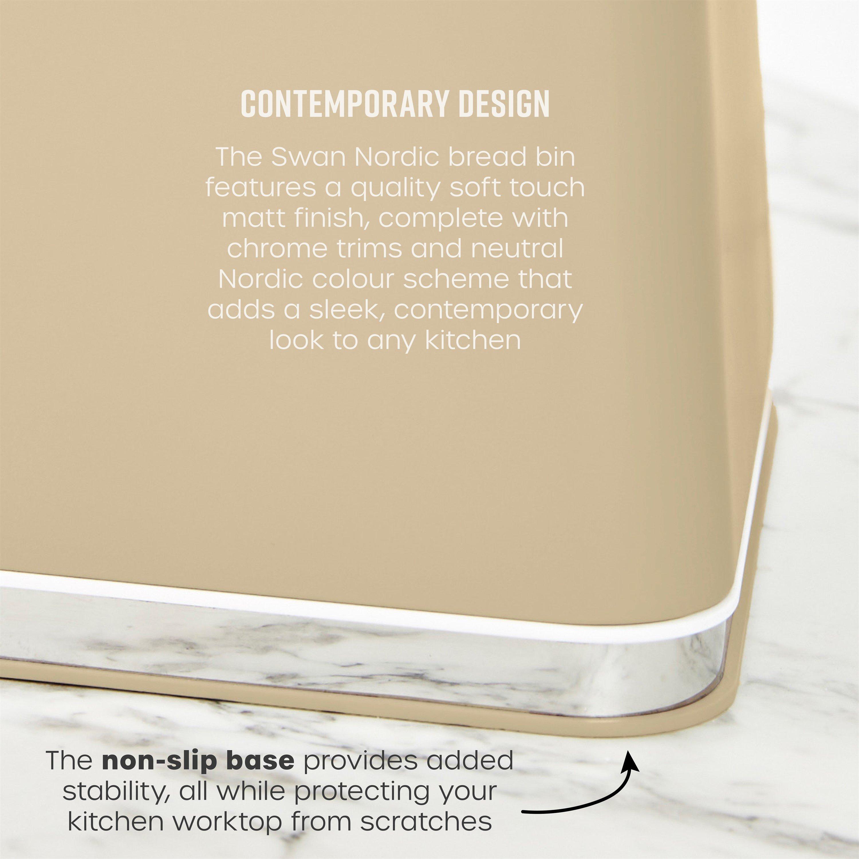Oatmeal - Swan - Nordic Bread Bin - 6