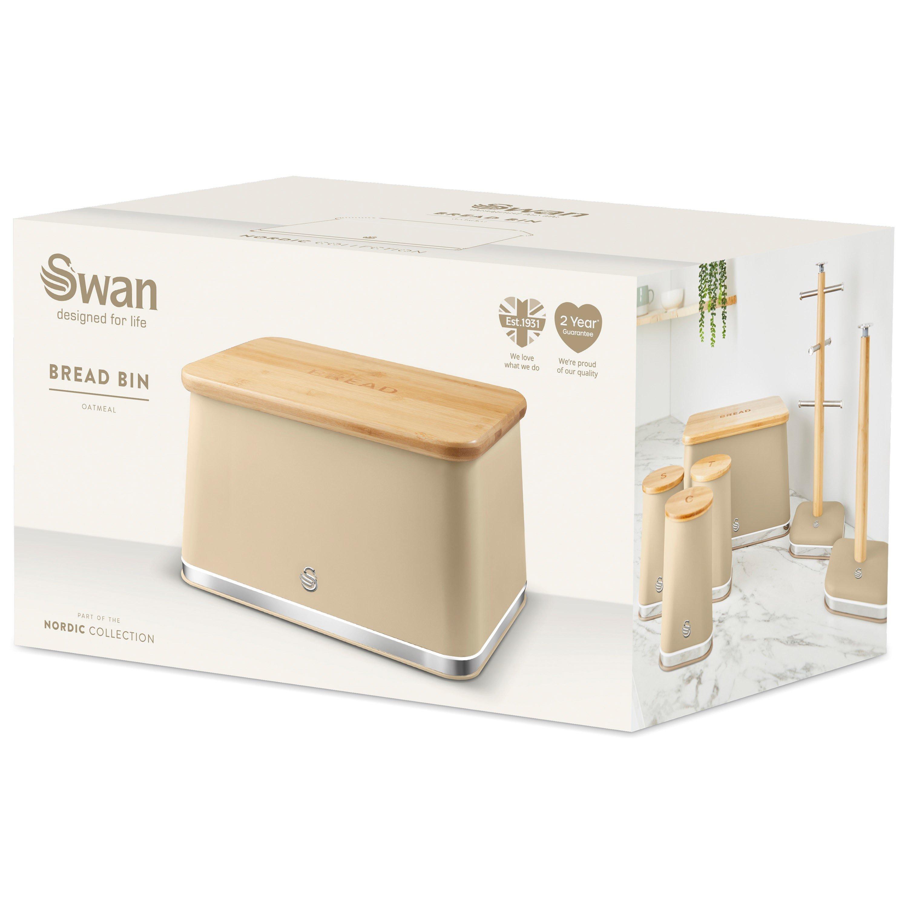 Oatmeal - Swan - Nordic Bread Bin - 10