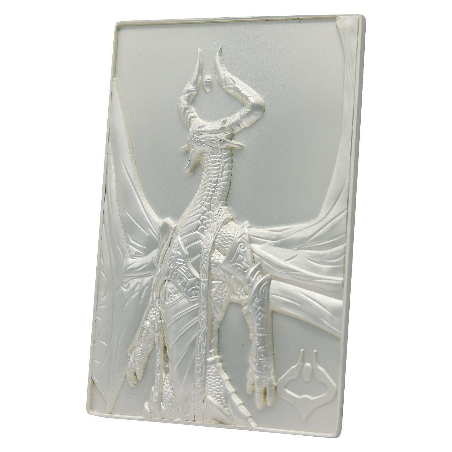 Marchandise - Magic the Gathering - MTG Silver Plated Nicol Bolas Metal Collectible - 2