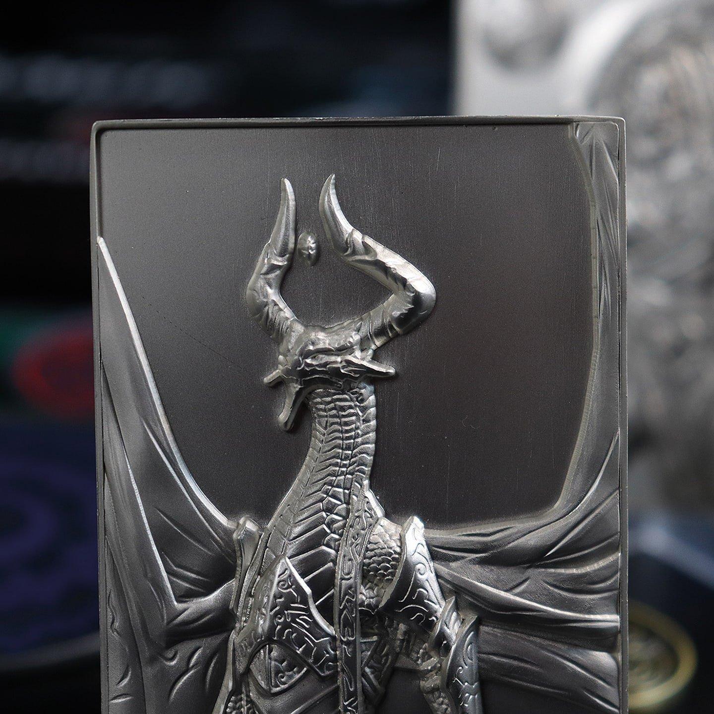 Marchandise - Magic the Gathering - MTG Silver Plated Nicol Bolas Metal Collectible - 6