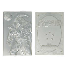 GAME MTG Modern Horizons 3 Commander Deck CE GAME MTG Silver Plated Ajani Goldmane Metal Collectible