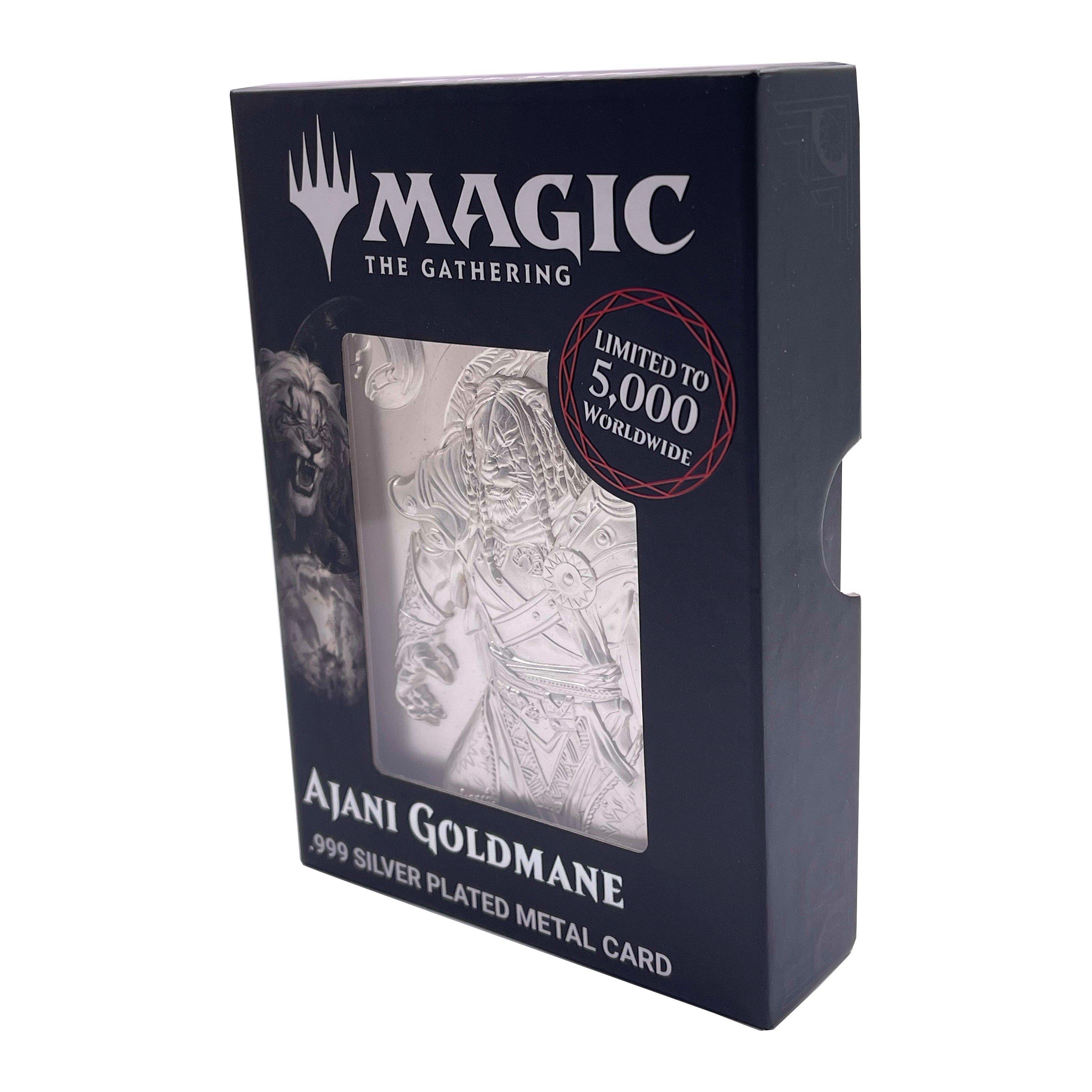 Merchandise - Magic the Gathering - MTG Silver Plated Ajani Goldmane Metal Collectible - 11