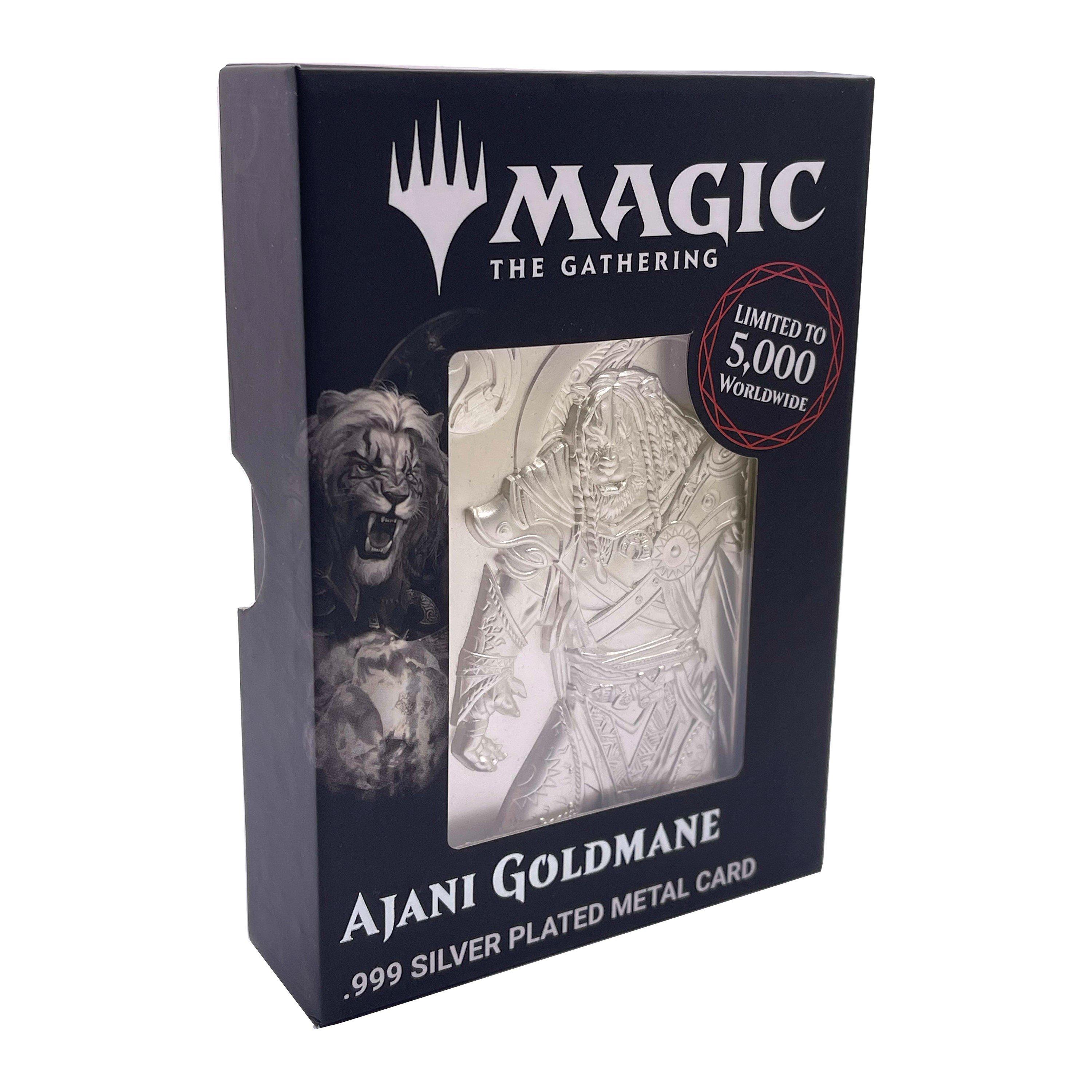 Merchandise - Magic the Gathering - MTG Silver Plated Ajani Goldmane Metal Collectible - 10